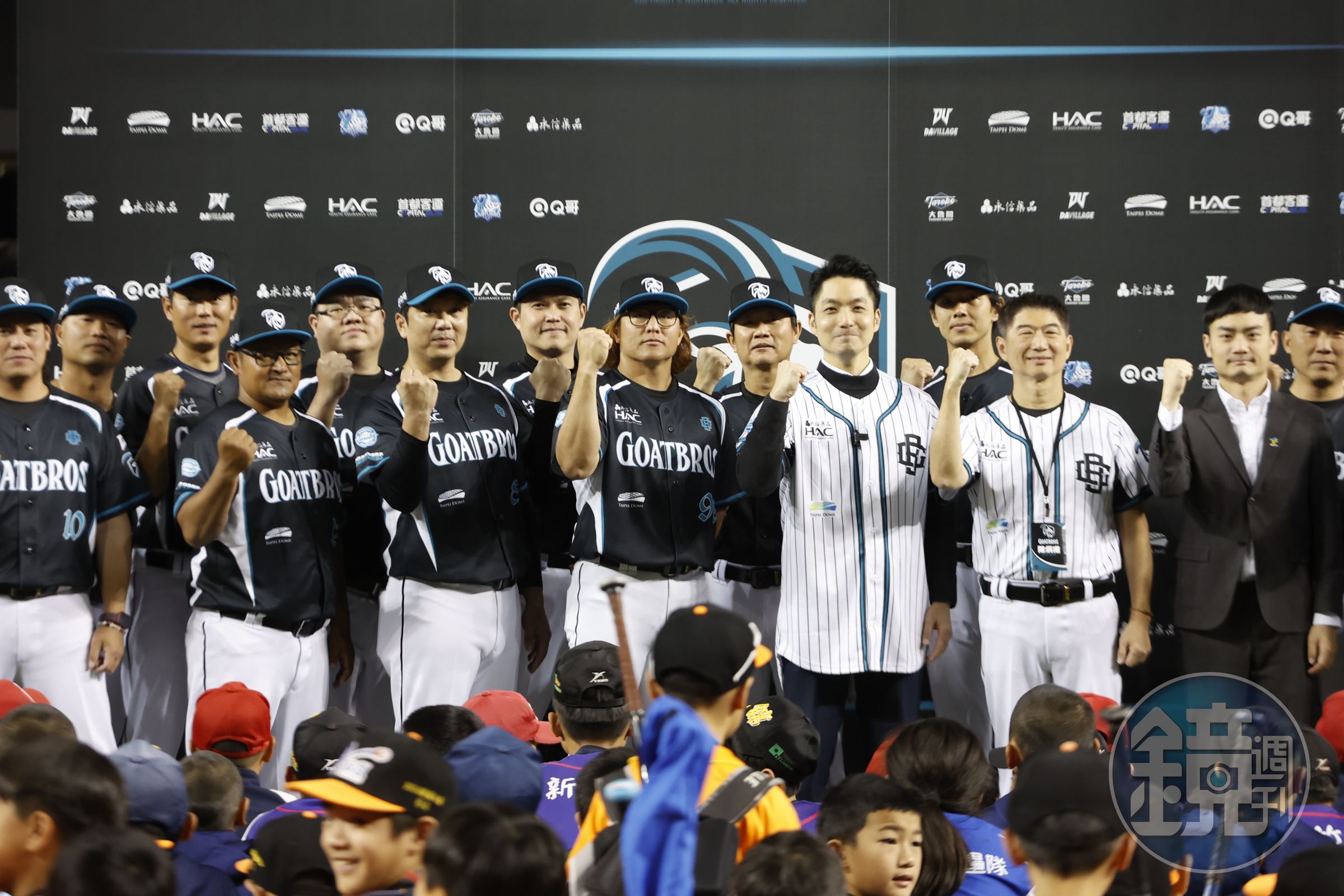退役球星周思齊召多位退役職棒明星，組成「GOATBROS」球隊投入世壯運，並邀請台北市長蔣萬安共同見證新球隊的誕生。。