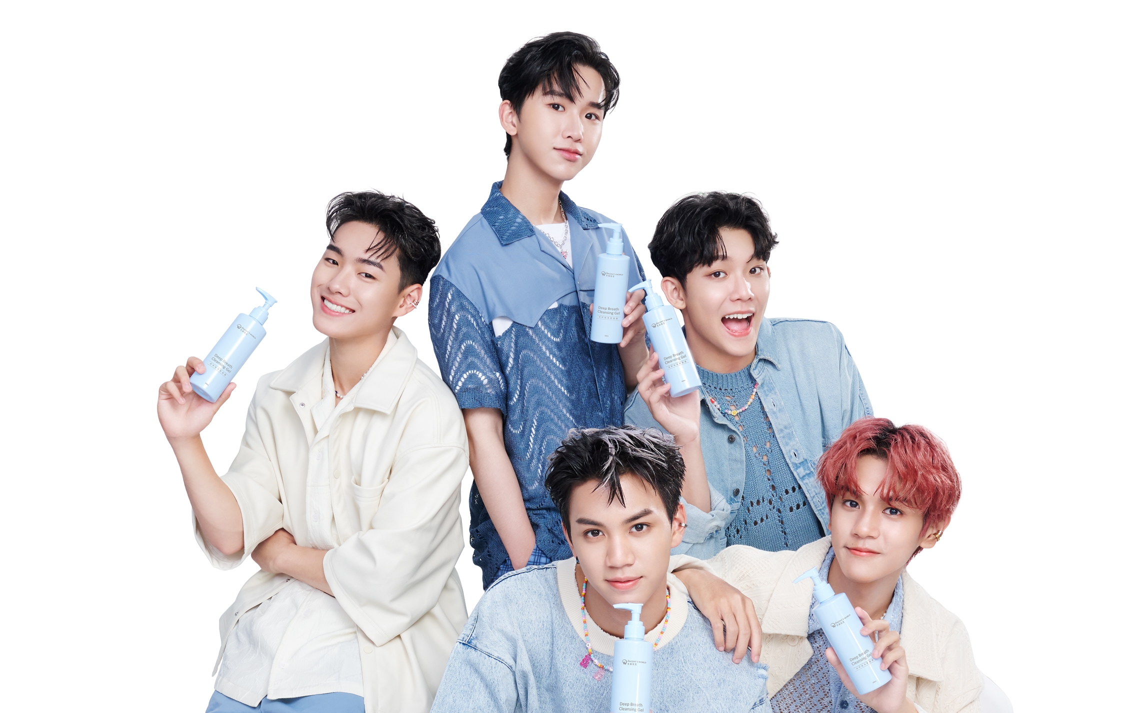 AcQUA源少年為洗卸保養產品擔任代言大使。（文森先生提供）