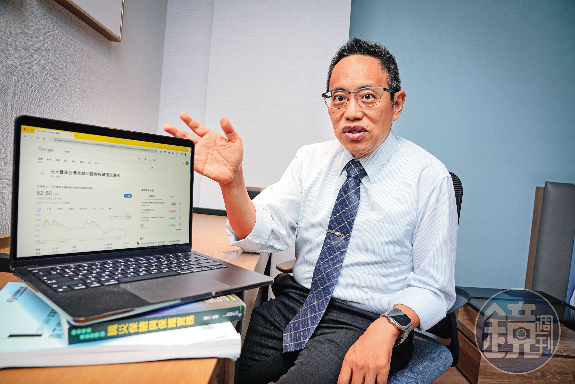 鄭正一憑著紀律及毅力定時定額投資台、美股，被動收入已能多領一份薪。