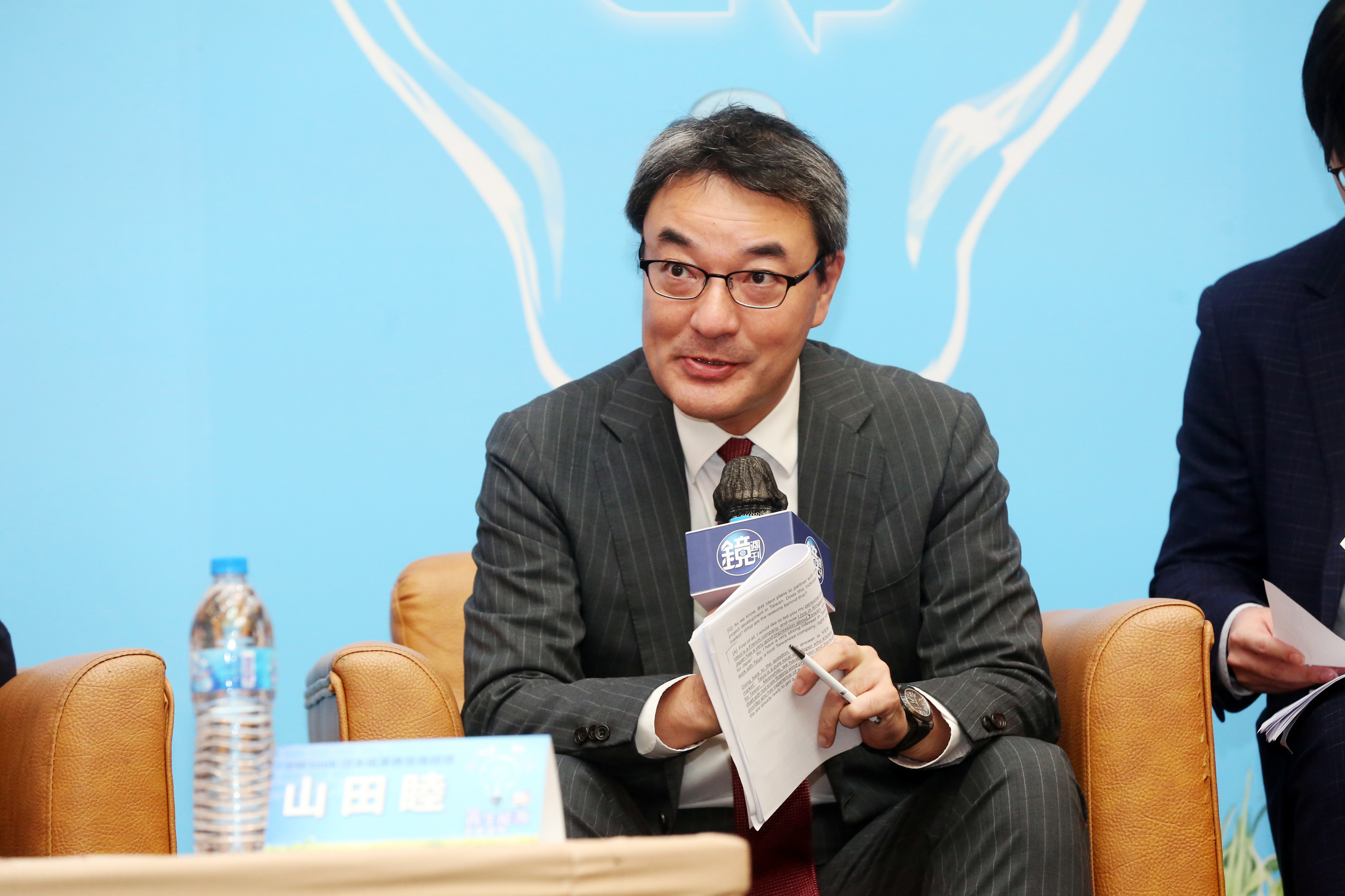 浮式風機被視為離岸風電新戰場，BW Ideol亞洲區業務開發經理山田睦14日特別來台，分享公司在日本與法國成功商轉經驗，以及該公司技術獨特之處。