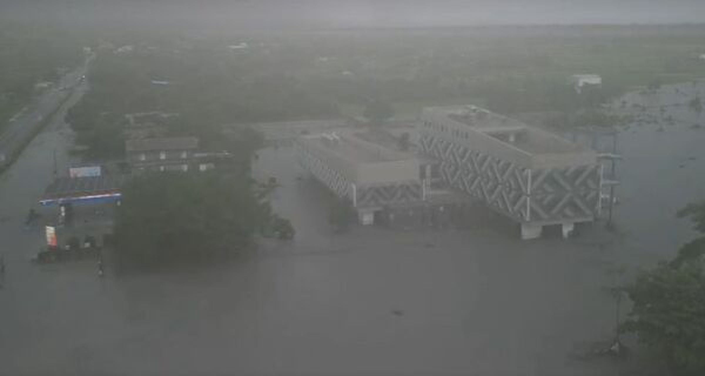 樺加沙颱風挾強風豪雨重創花蓮光復鄉。(中央災害應變中心提供)