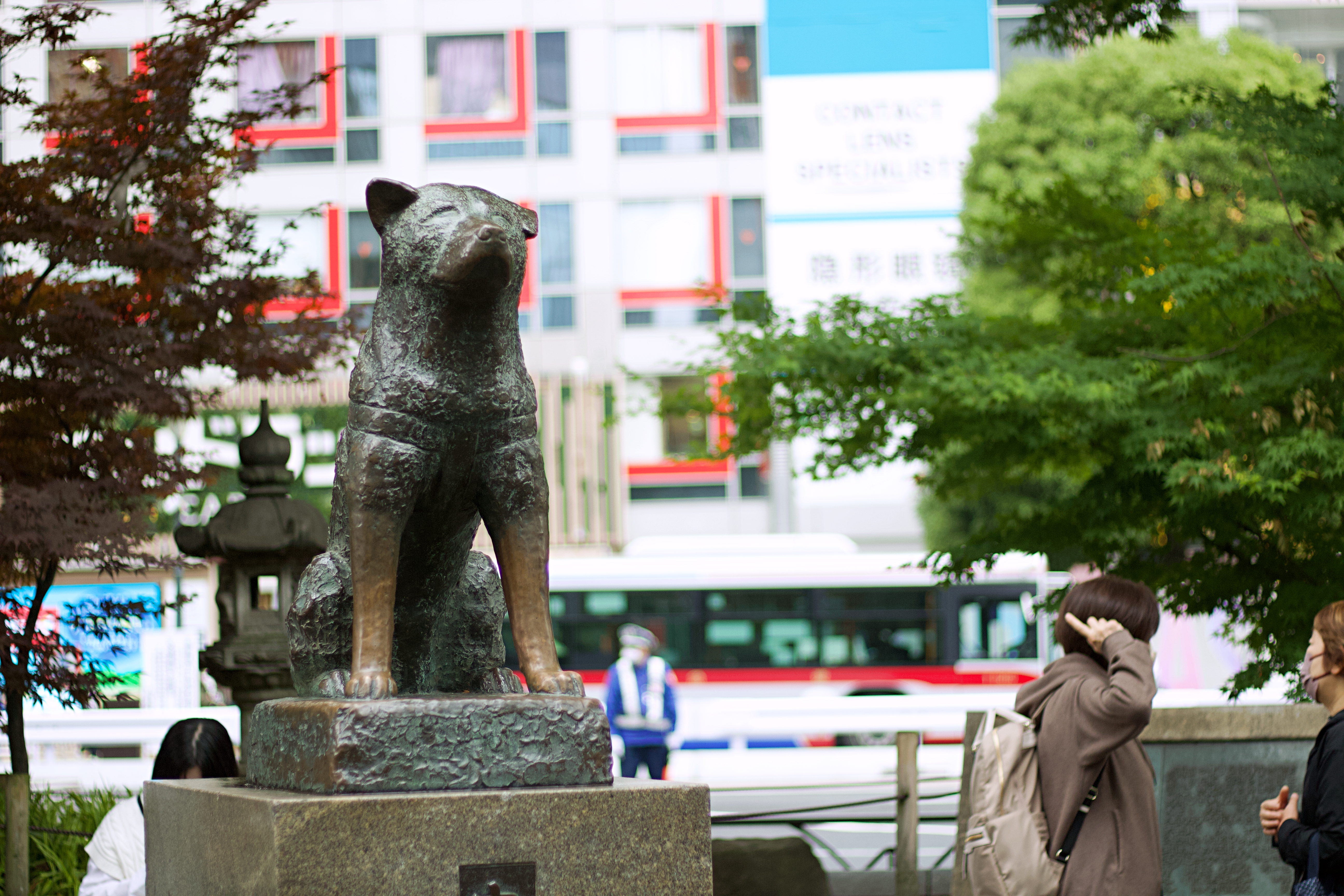 澀谷車站旁的忠犬八公銅像，是許多遊客到訪的必遊景點之一。