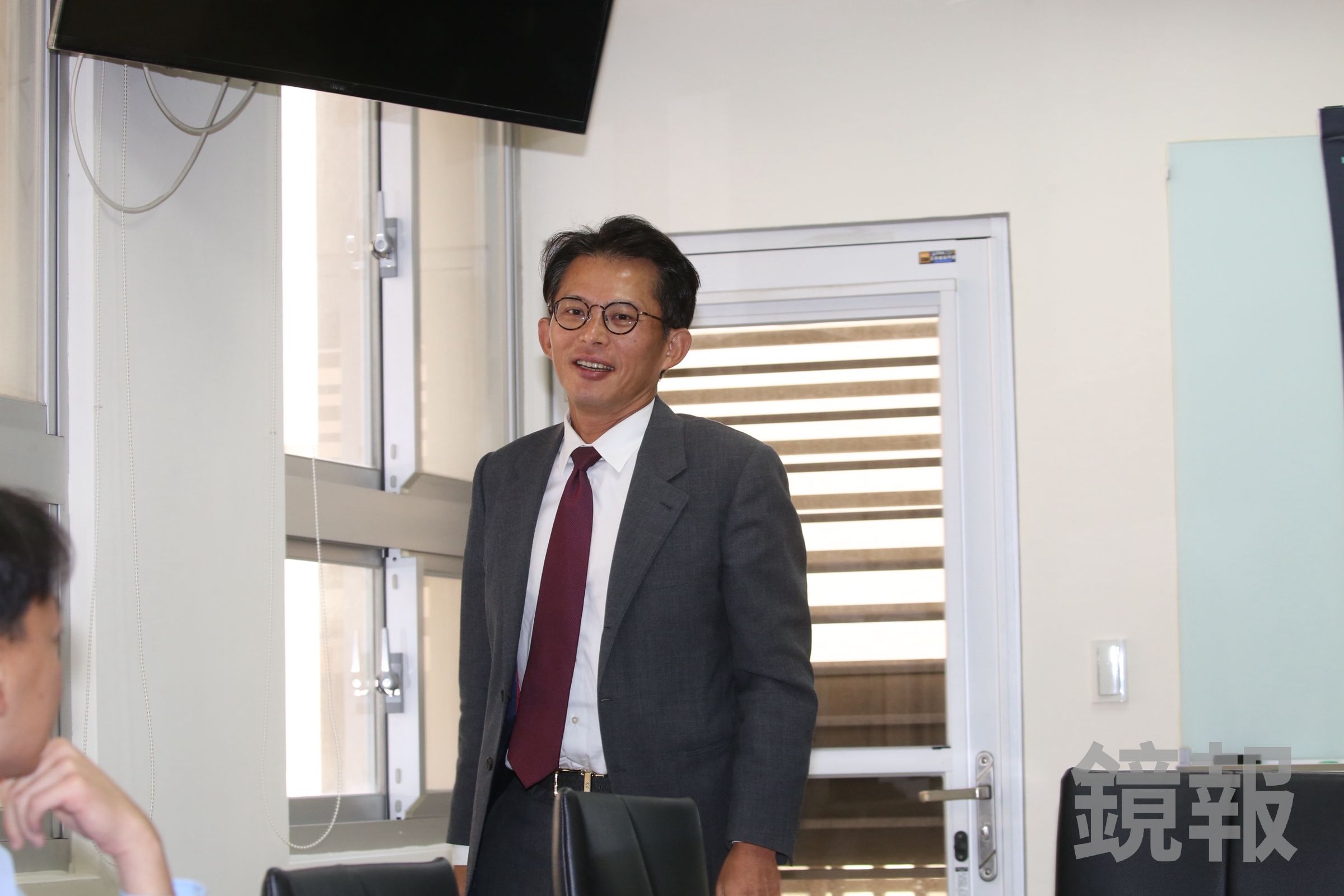 黃國昌被爆吸收駭客竊個資。(鏡報董孟航攝)