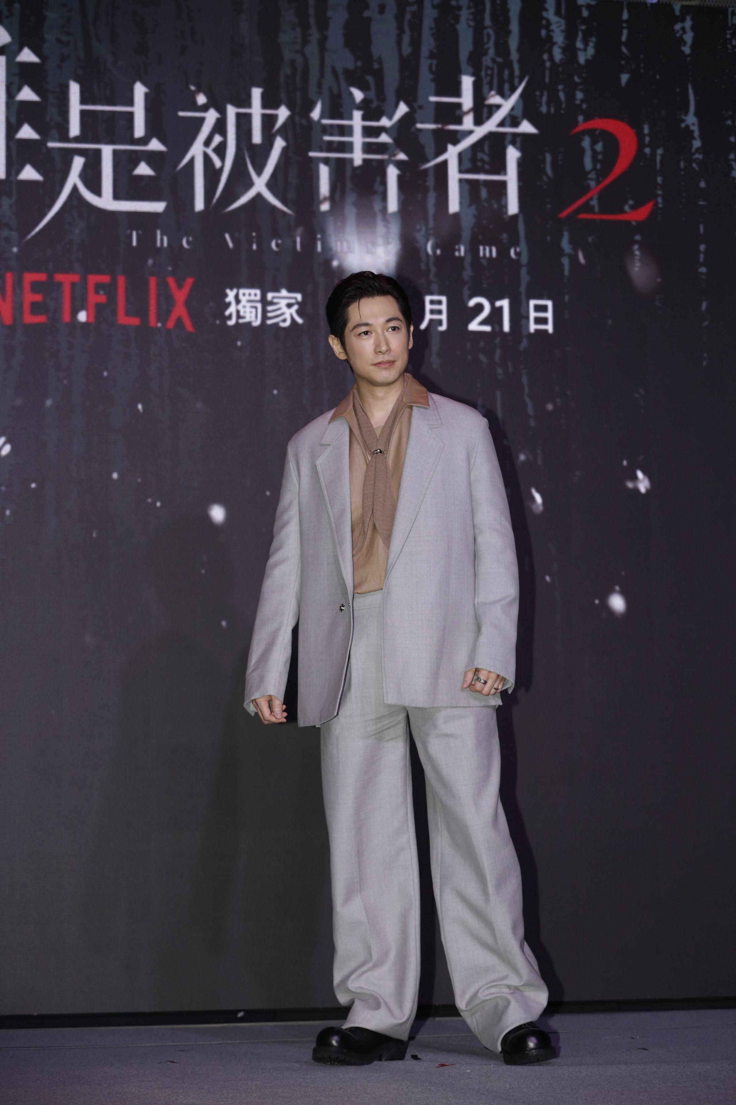 藤岡靛多年沒拍台劇，語言方面很緊張。