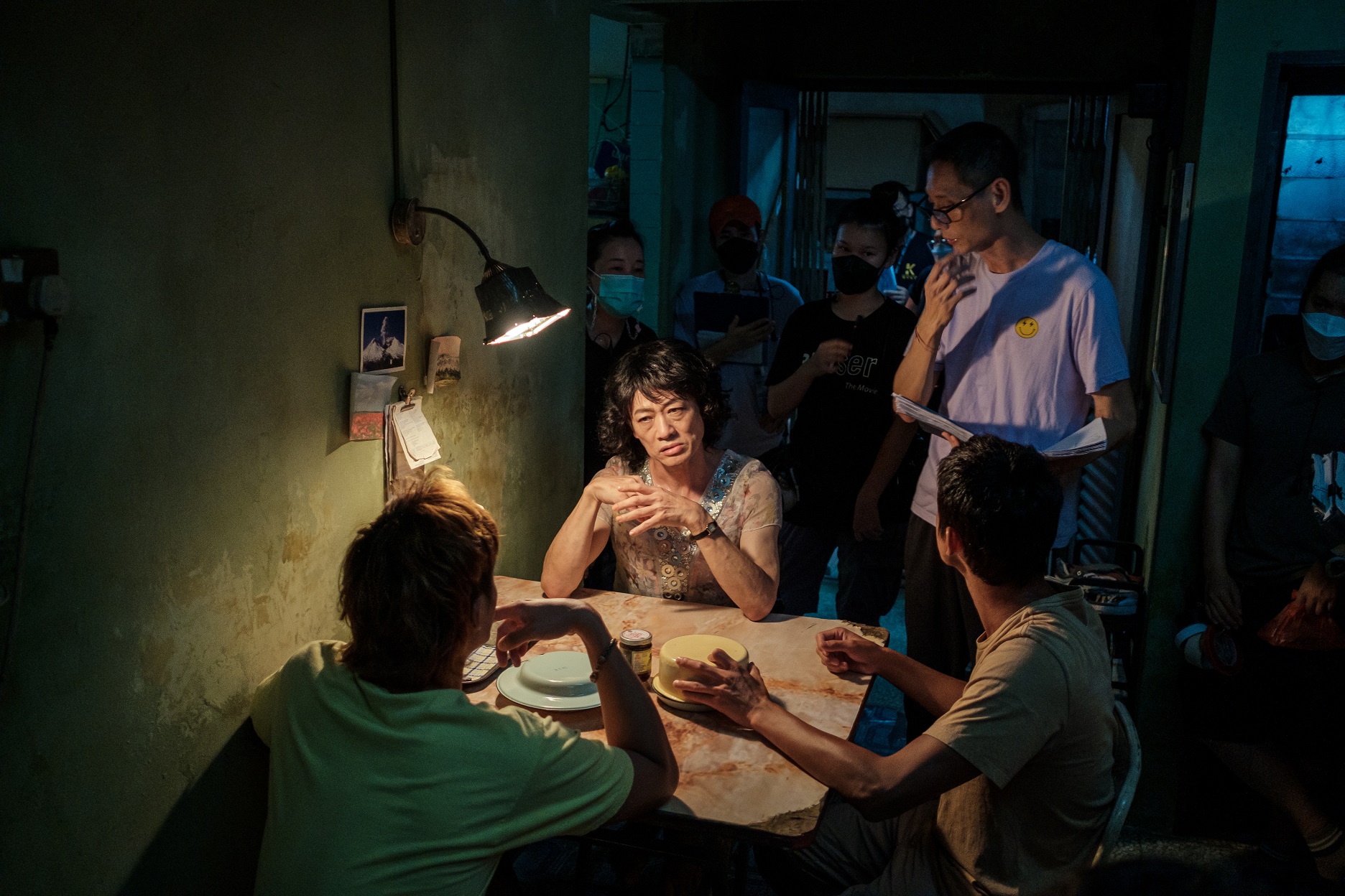 在王禮霖（右上）編導下， 演員鄧金煌（左上）、陳澤耀（左下）分別入圍金馬獎最佳新演員與男配角，吳慷仁（右下）也獲金馬影帝。（甲上娛樂提供）