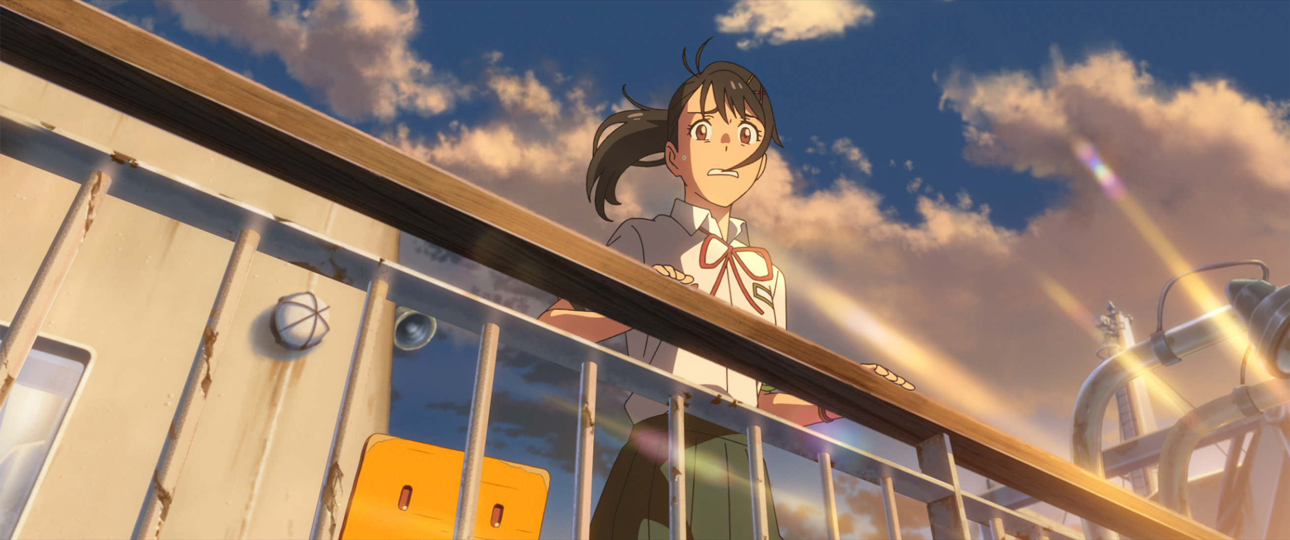 《鈴芽之旅》以311地震作為題材，電影在台創下新海誠作品票房新高。（車庫娛樂提供）