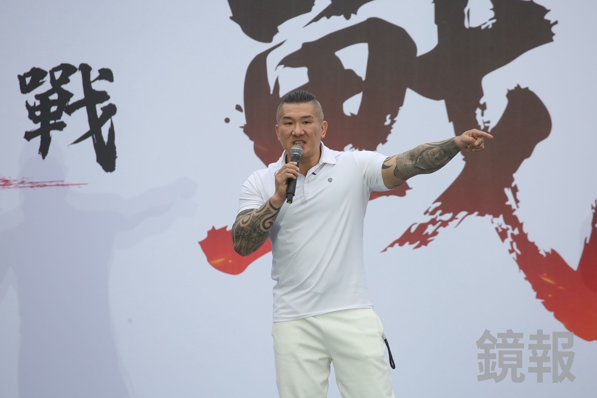館長去年726大罷免前公布民調,遭王浩宇檢舉,確定挨罰10萬元。(鏡報董孟航)