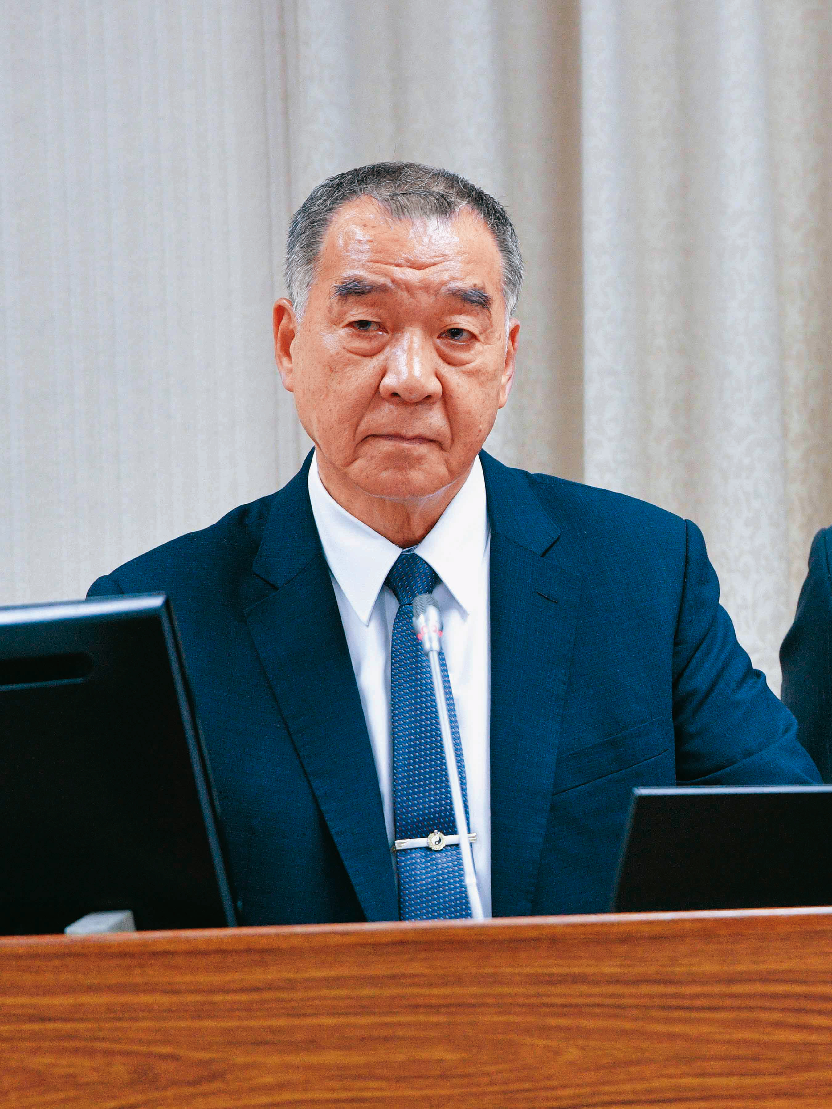 國防部長邱國正去年在立院備詢坦言台灣軍情壓力「40年來最嚴峻」。