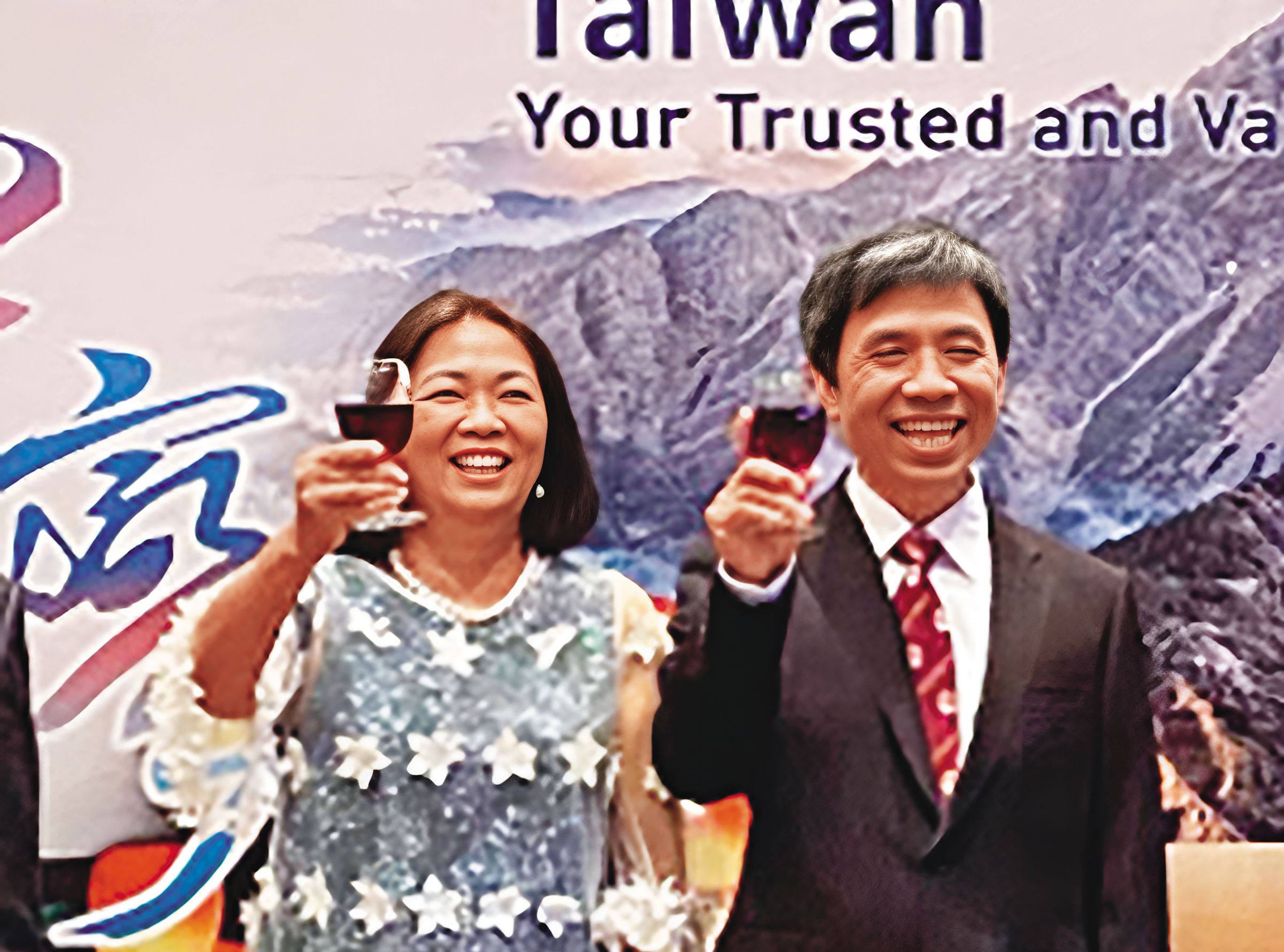 我國駐WTO代表羅昌發(右)與太太黃鈺華(左)遭控濫權、霸凌下屬。(翻攝中華民國常駐世界貿易組織代表團官網)