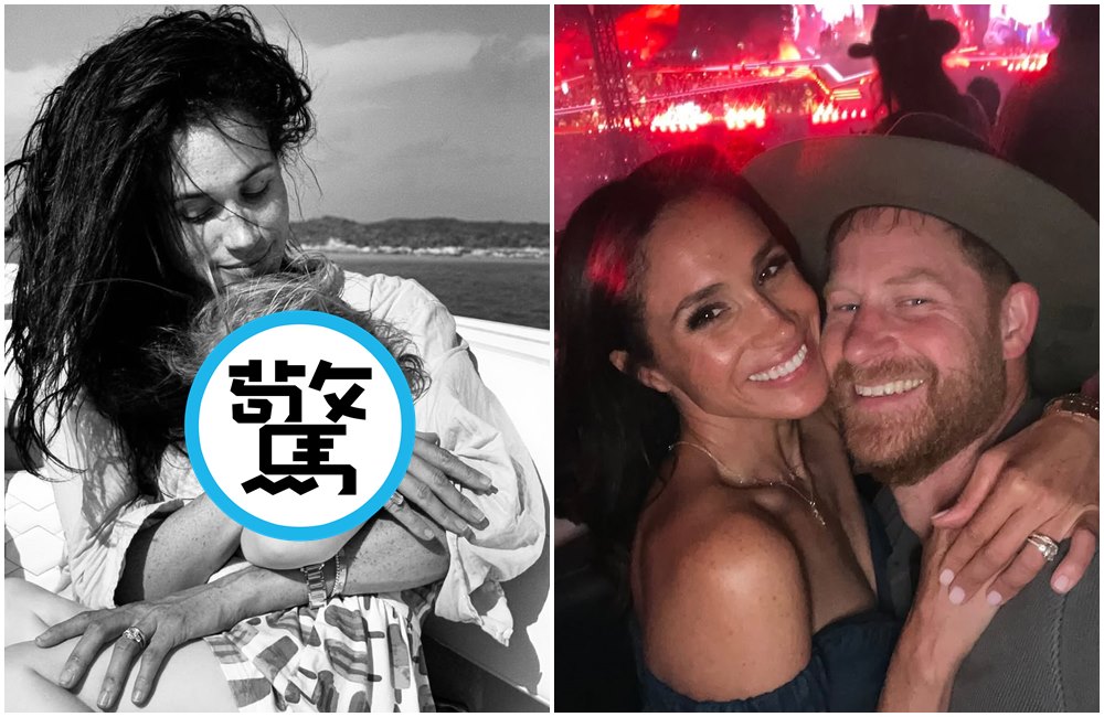 哈利與梅根的女兒莉莉貝過4歲生日，梅根分享她的清晰「露臉照」。（翻攝meghan IG）