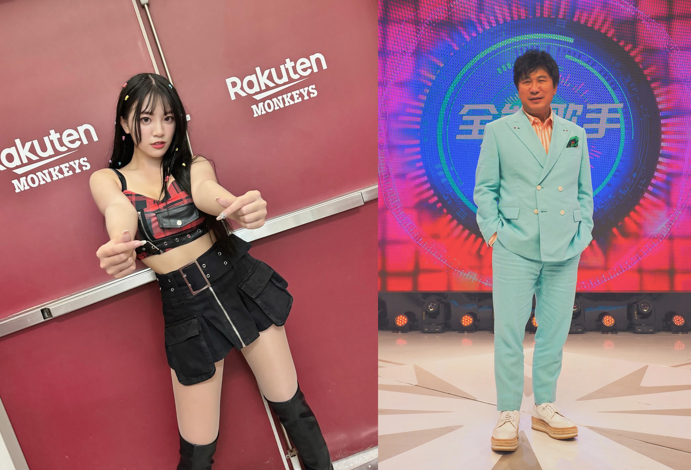 胡瓜被證實將和熊霓一起走金鐘紅毯，他老婆丁柔安被爆也會到場觀禮，被疑是宣示主權。（翻攝IG、臉書）