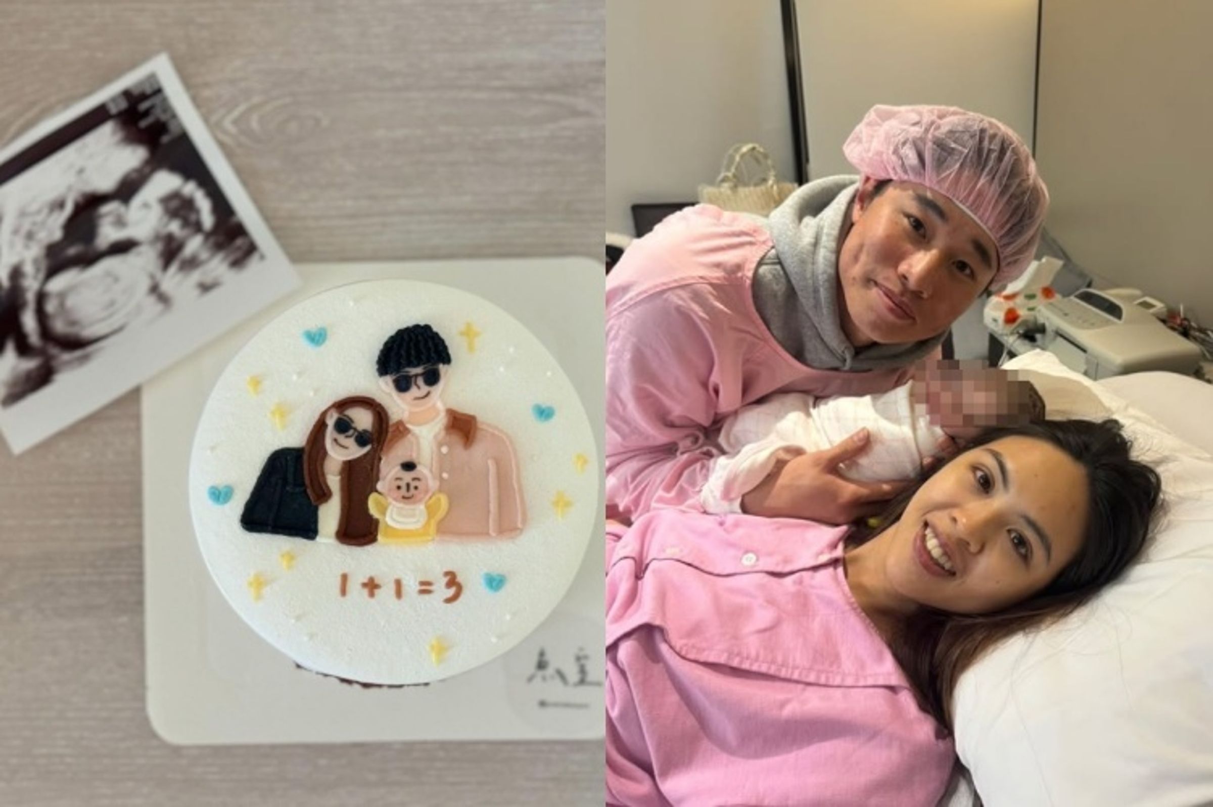 林昱珉的女兒上月7號剛誕生,當初為了陪伴即將臨盆的老婆,將兵役延後,而如今女兒要滿月了,林昱珉今天也將赴宜蘭服兵役。(翻攝自ig @yulin_7_1)