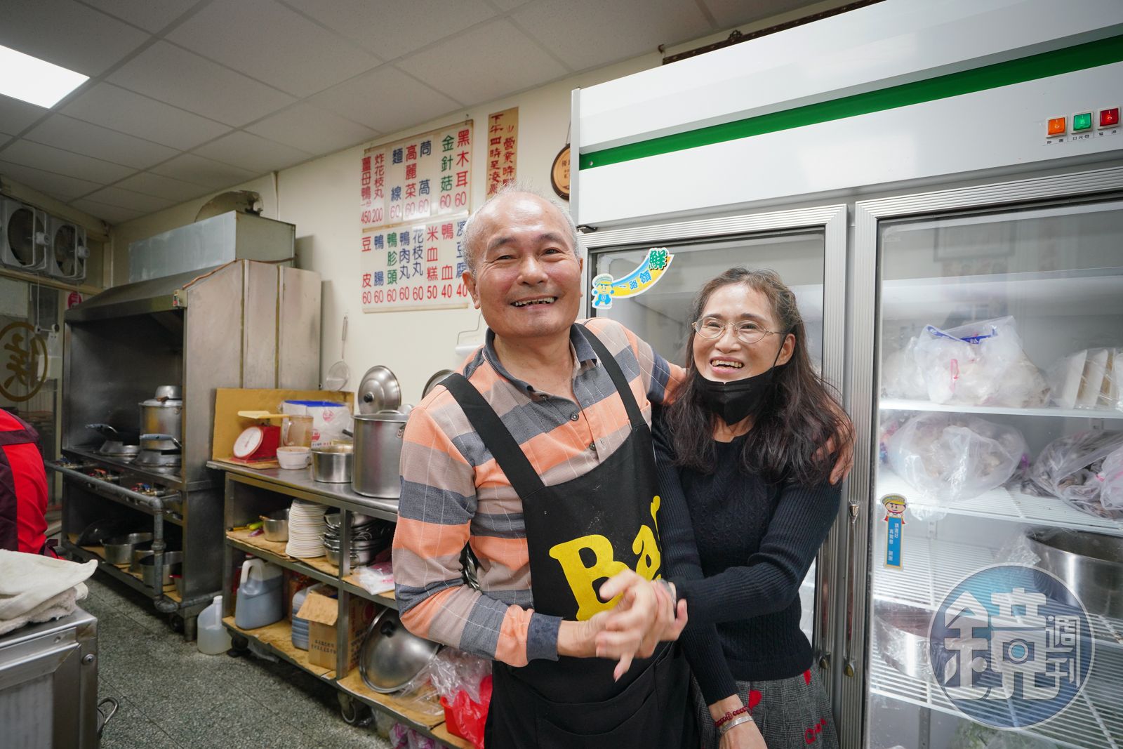 自爆常跟太太在店裡吵架的侯翔笙，其實跟太太感情很好，2人黏在一起40多年。