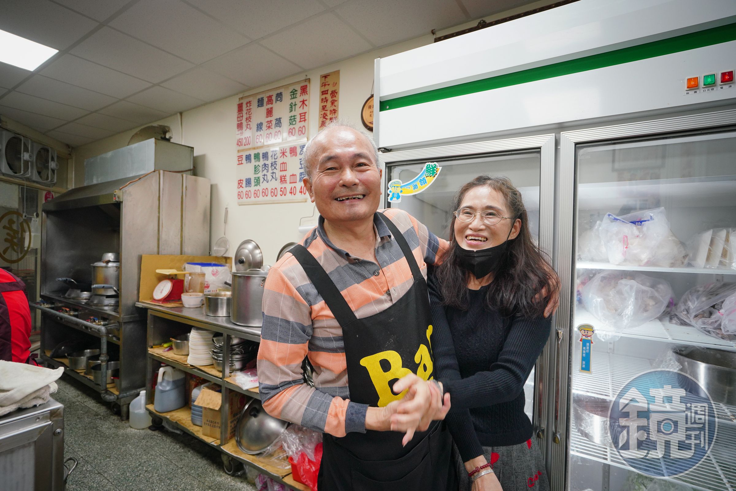自爆常跟太太在店裡吵架的侯翔笙，其實跟太太感情很好，2人黏在一起40多年。