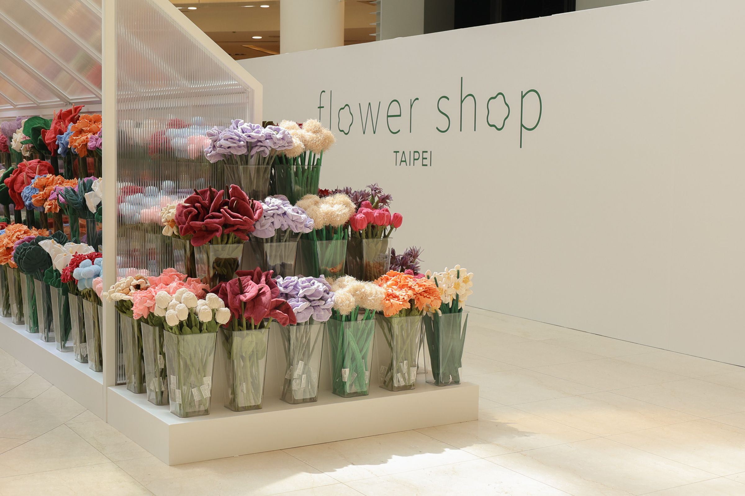 Flower Shop TAIPEI集結上百種絨毛花卉。(喜悅國際提供)