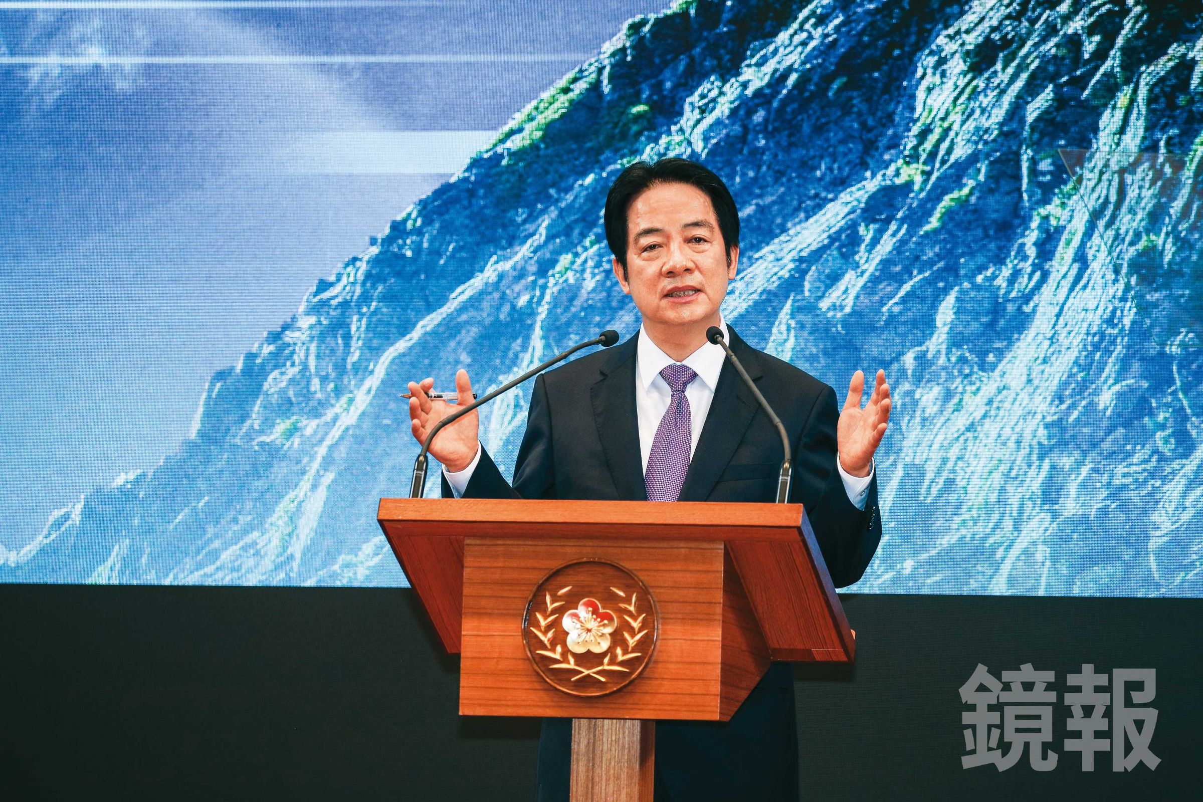 賴清德總統已不追求法理台獨，現在是捍衛台灣2千3百萬人的主權不屬於中華人民共和國。（鏡報鄒保祥）