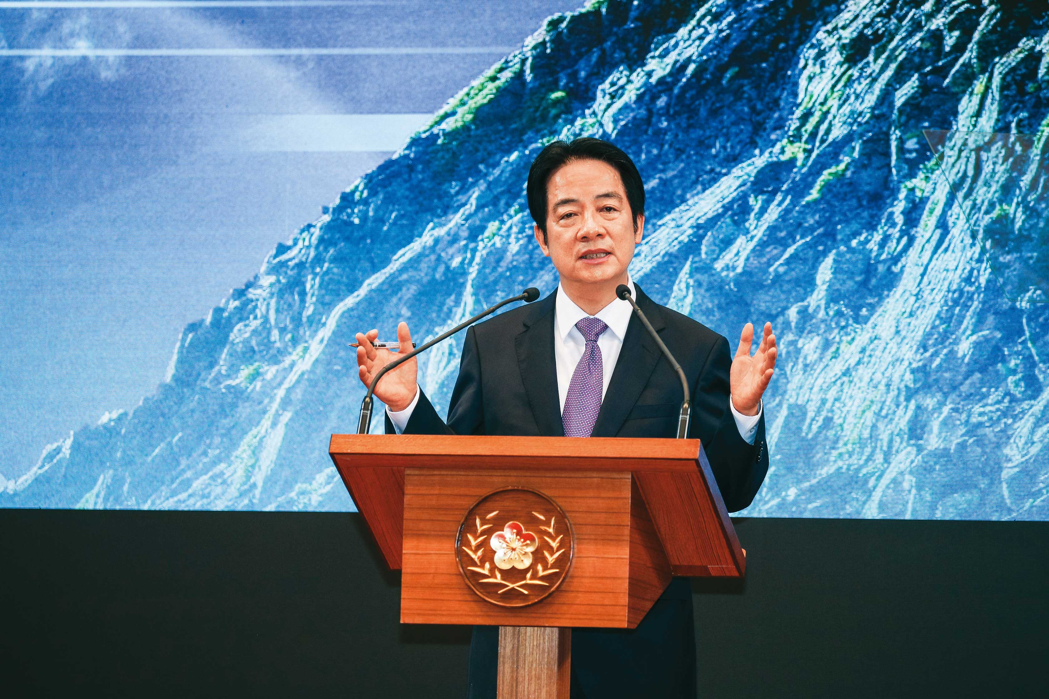 賴清德總統已不追求法理台獨,現在是捍衛台灣2千3百萬人的主權不屬於中華人民共和國。(鏡報鄒保祥)