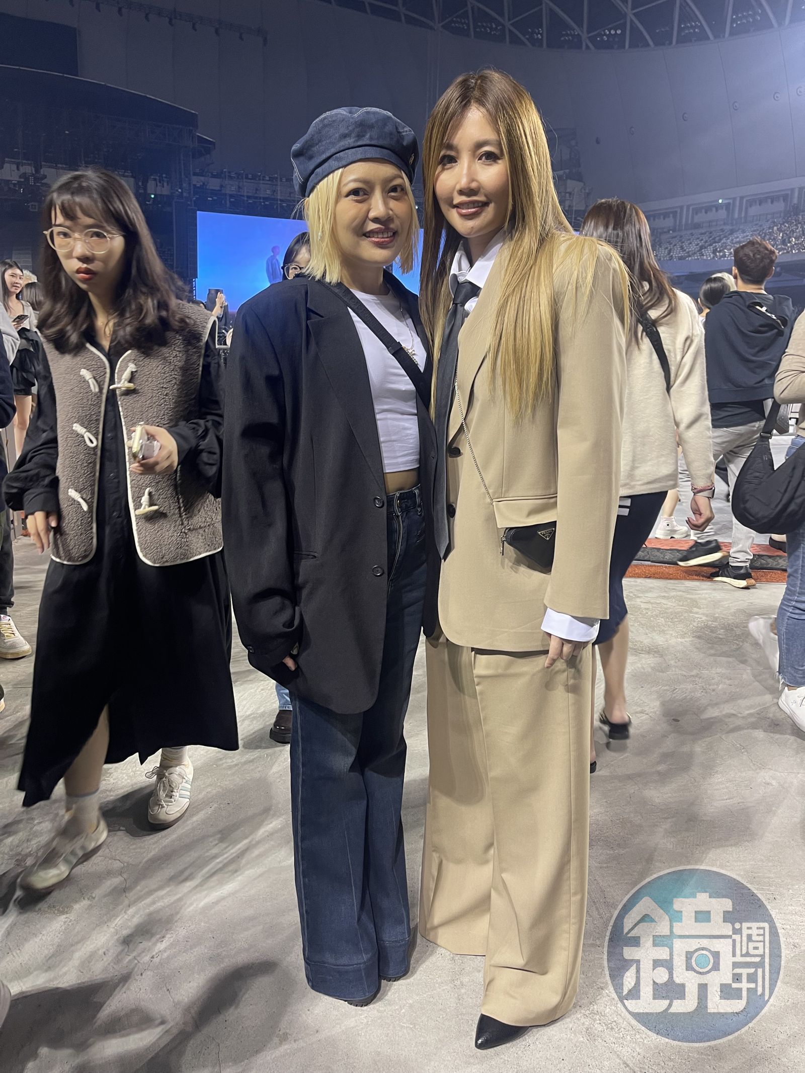 A-Lin與戴愛玲一起來聽周杰倫演唱會。