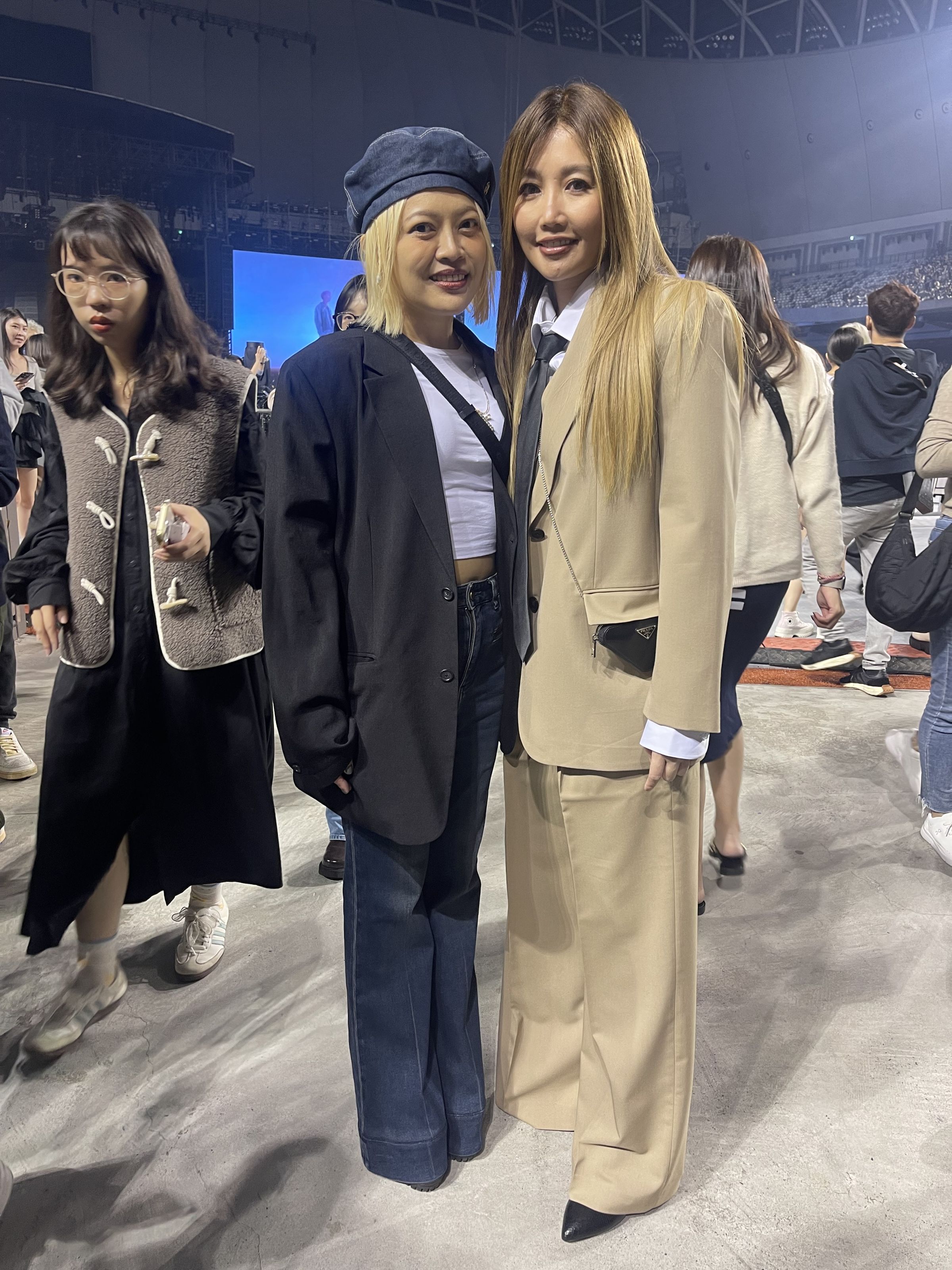 A-Lin與戴愛玲一起來聽周杰倫演唱會。
