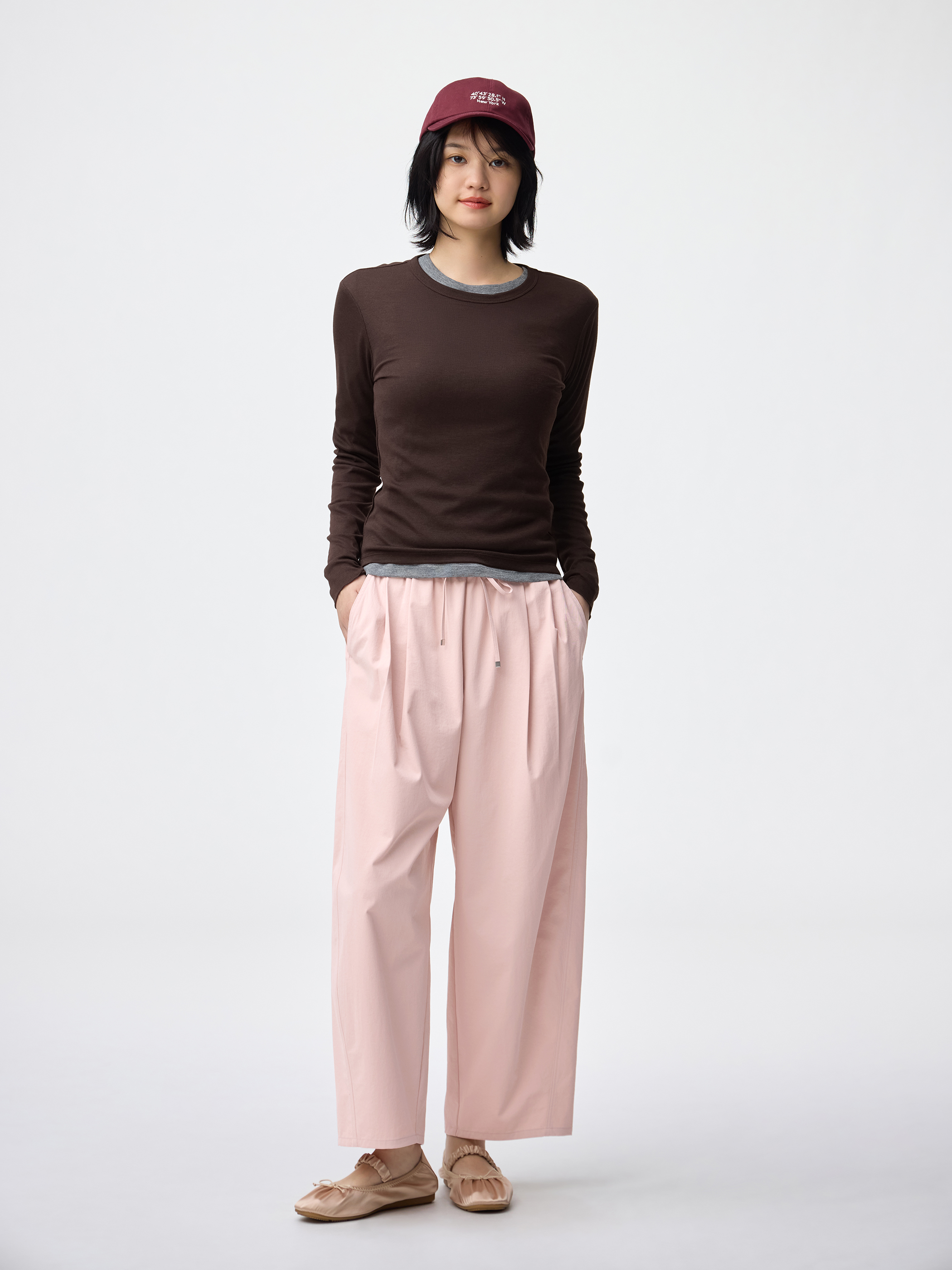 BarrelAnkle輕便錐形褲。NT$790(GU提供)