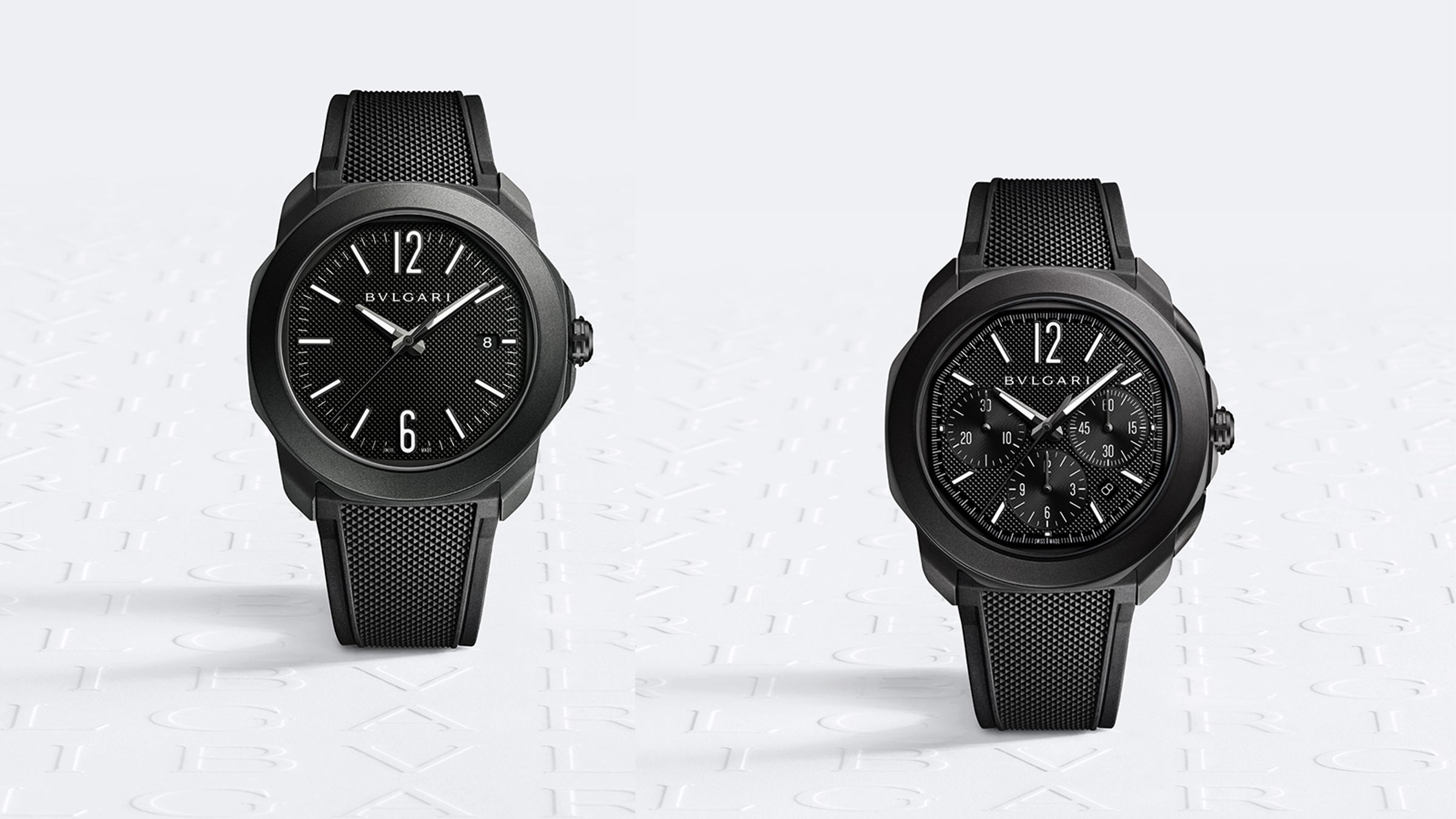 Octo Roma Automatic & Chronograph DLC Steel