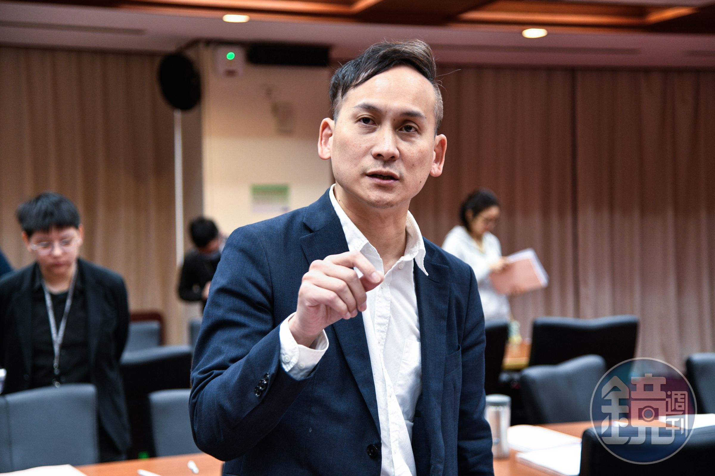 藍委葉元之表示昨他出席活動沒有眼眶泛紅。(本刊資料照)