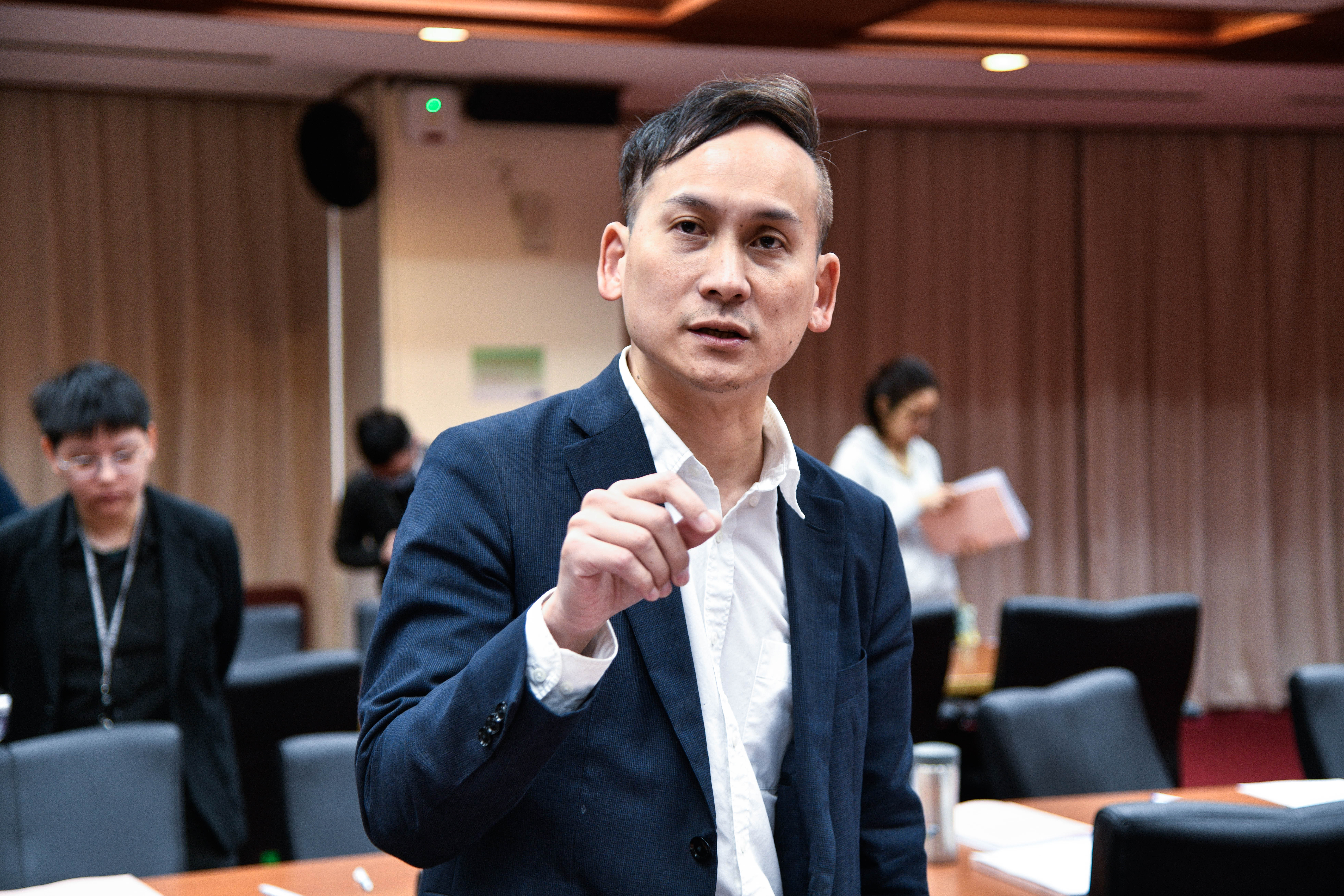 藍委葉元之表示昨他出席活動沒有眼眶泛紅。（本刊資料照）