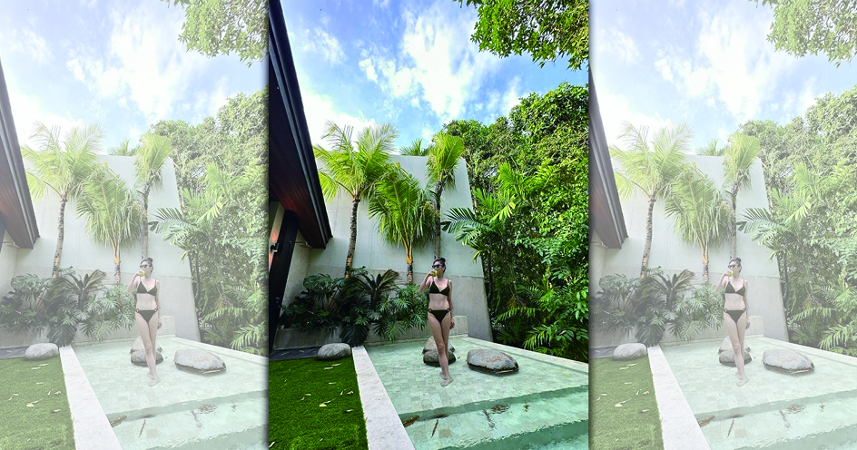 六月一直努力維持身材。（翻攝臉書）