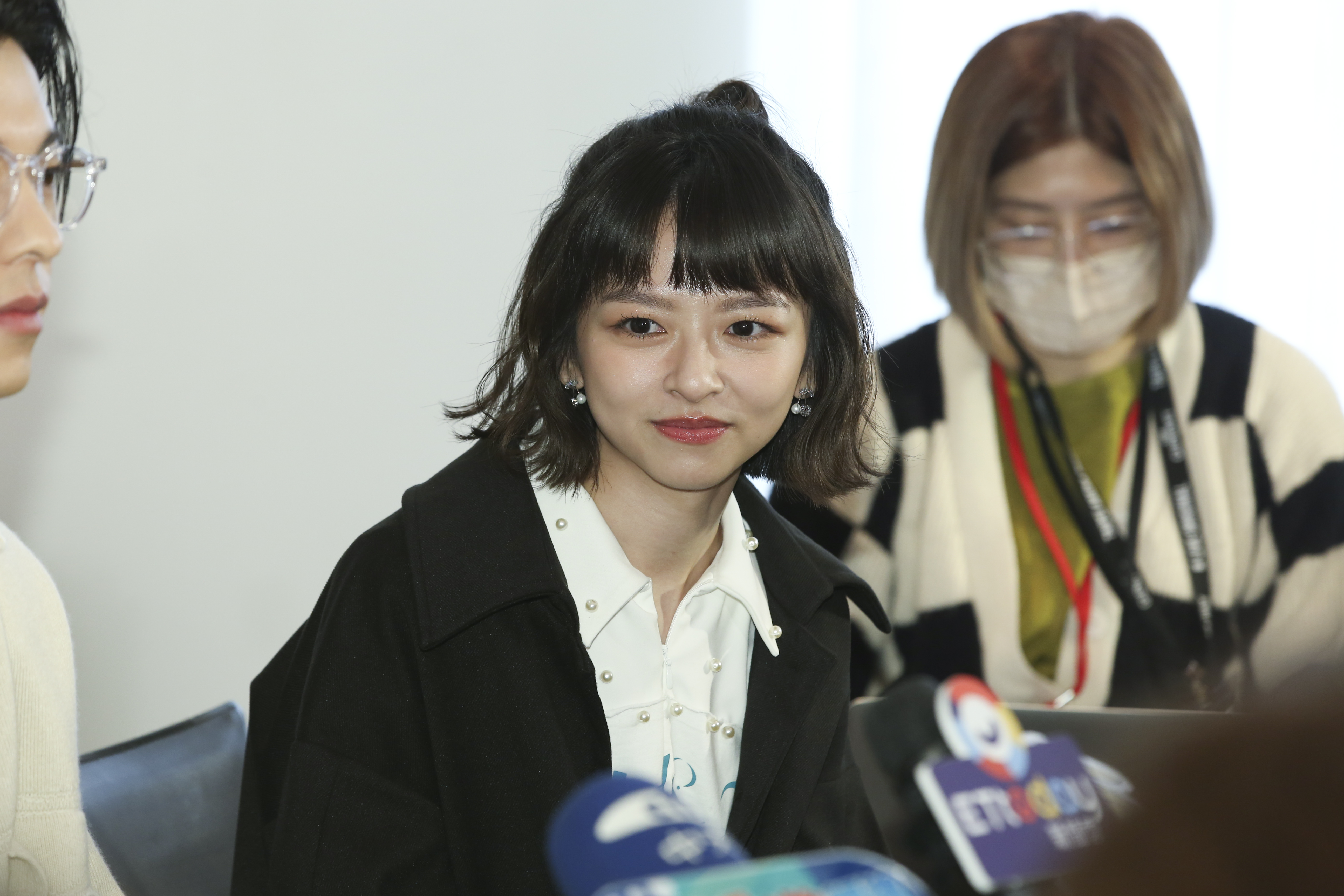 酷愛日本文化與動漫的陳姸霏與清原果耶也有好幾場同場的戲，有真正的日本人和她互動她感到很新鮮。