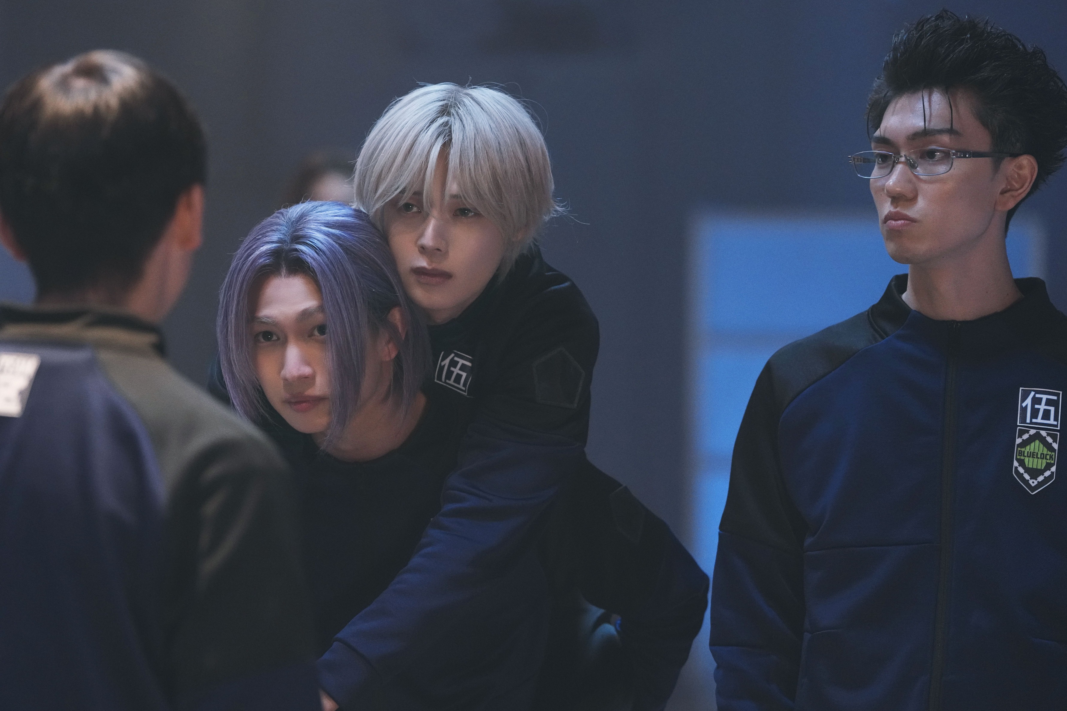 ＆TEAM成員K（右二）首度參演《藍色監獄》真人版電影，飾演超人氣角色凪誠士郎。（甲上娛樂提供）