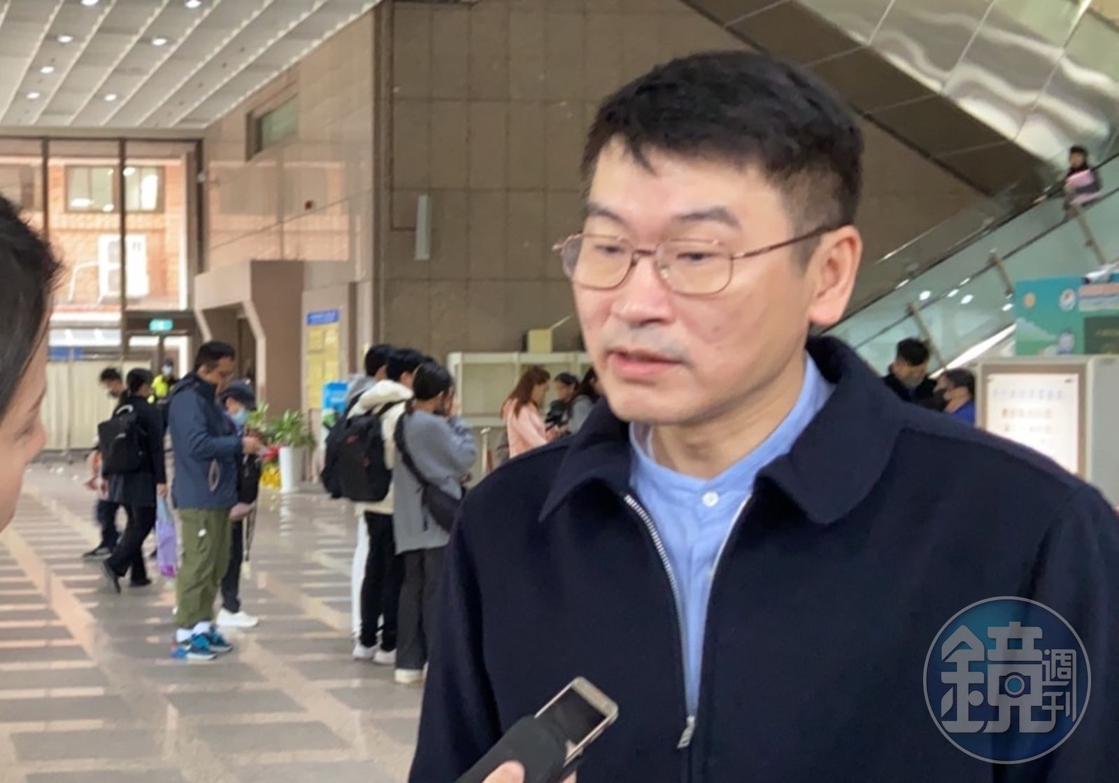 梁文傑答覆有關上海台辦主任申請來台未獲准一事。