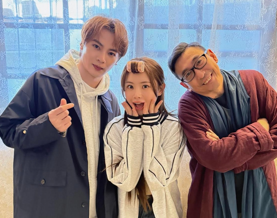 古曜威〈笨蛋〉MV，邀來宋少卿與韓籍啦啦隊女神金娜妍助陣。（單純夢想文創事業提供）