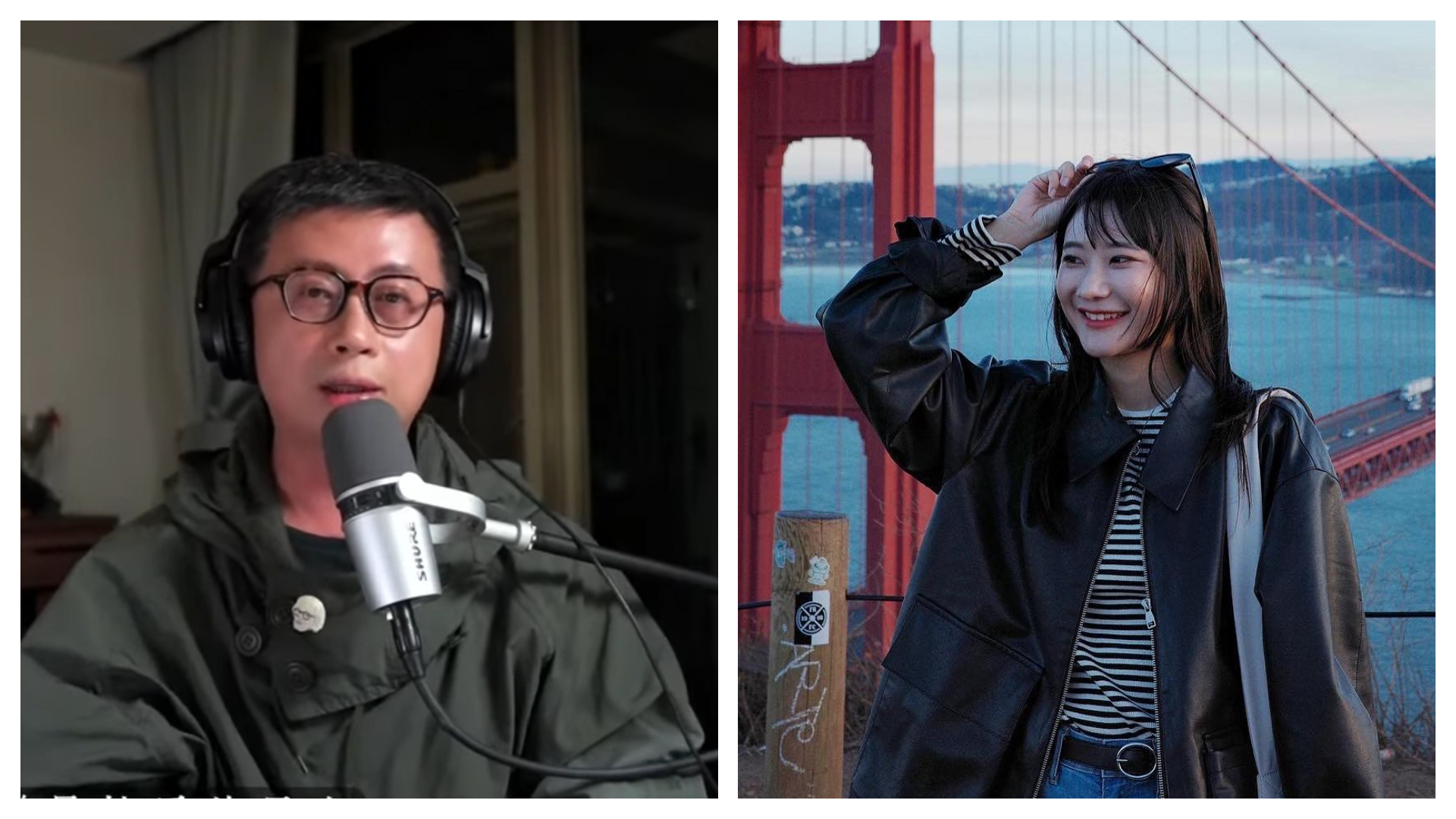 呱吉重提3年前愛莉莎莎竟拿針對肝膽排石事件的道歉影片投稿走鐘獎「最佳演技獎」。（翻攝自臉書＠愛莉莎莎 Alisasa、YouTube＠呱吉）