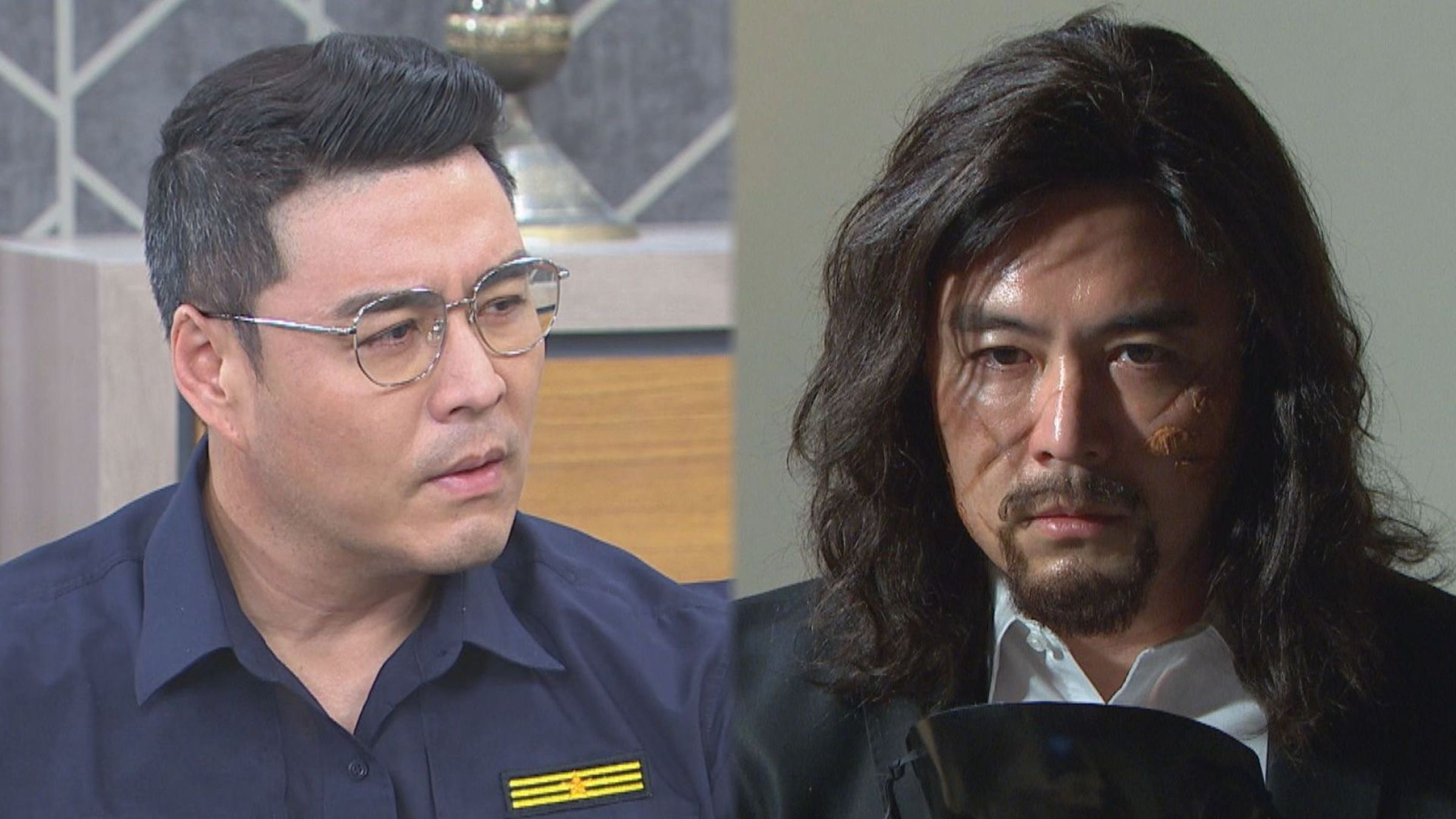 劉至翰一人分飾兩角。(民視提供)