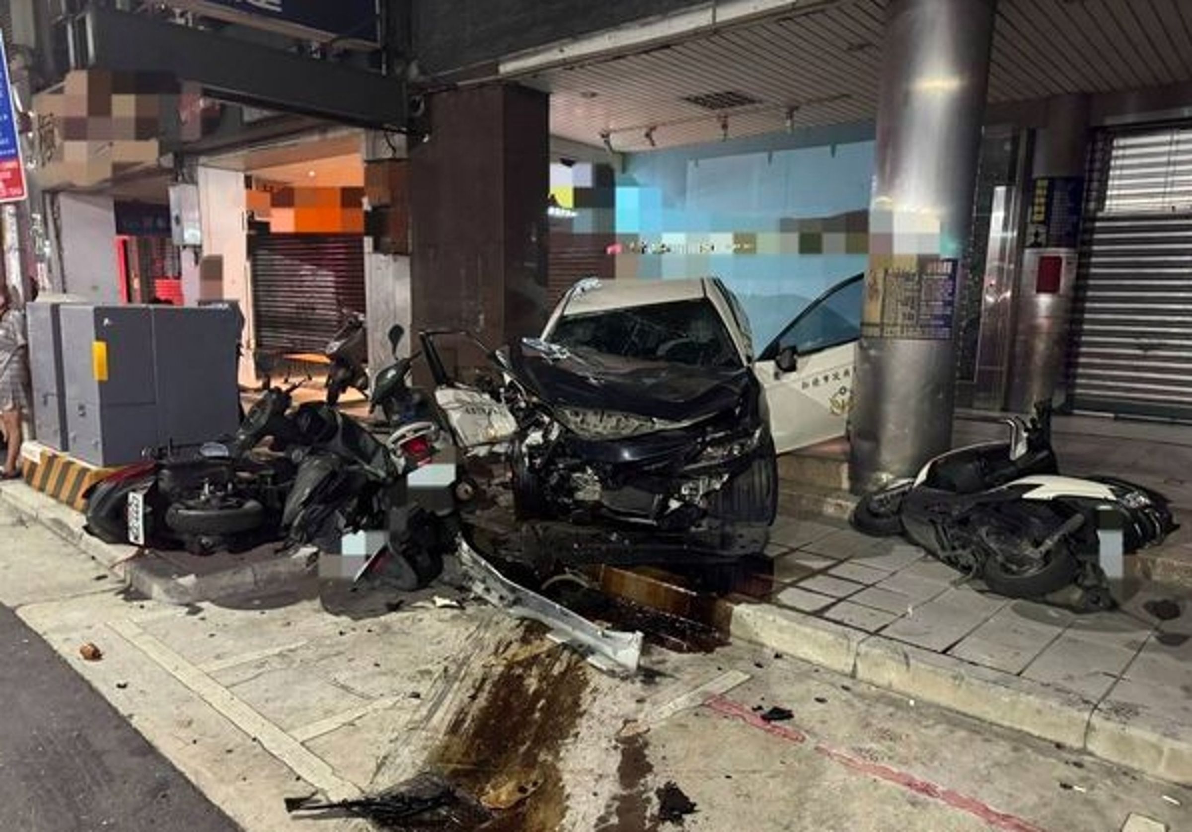 三重1名警員在凌晨巡邏時，不幸遭遇毒駕撞死，其遺孀悲痛在網上發文，希望能獲得大家的幫助。（翻攝畫面）