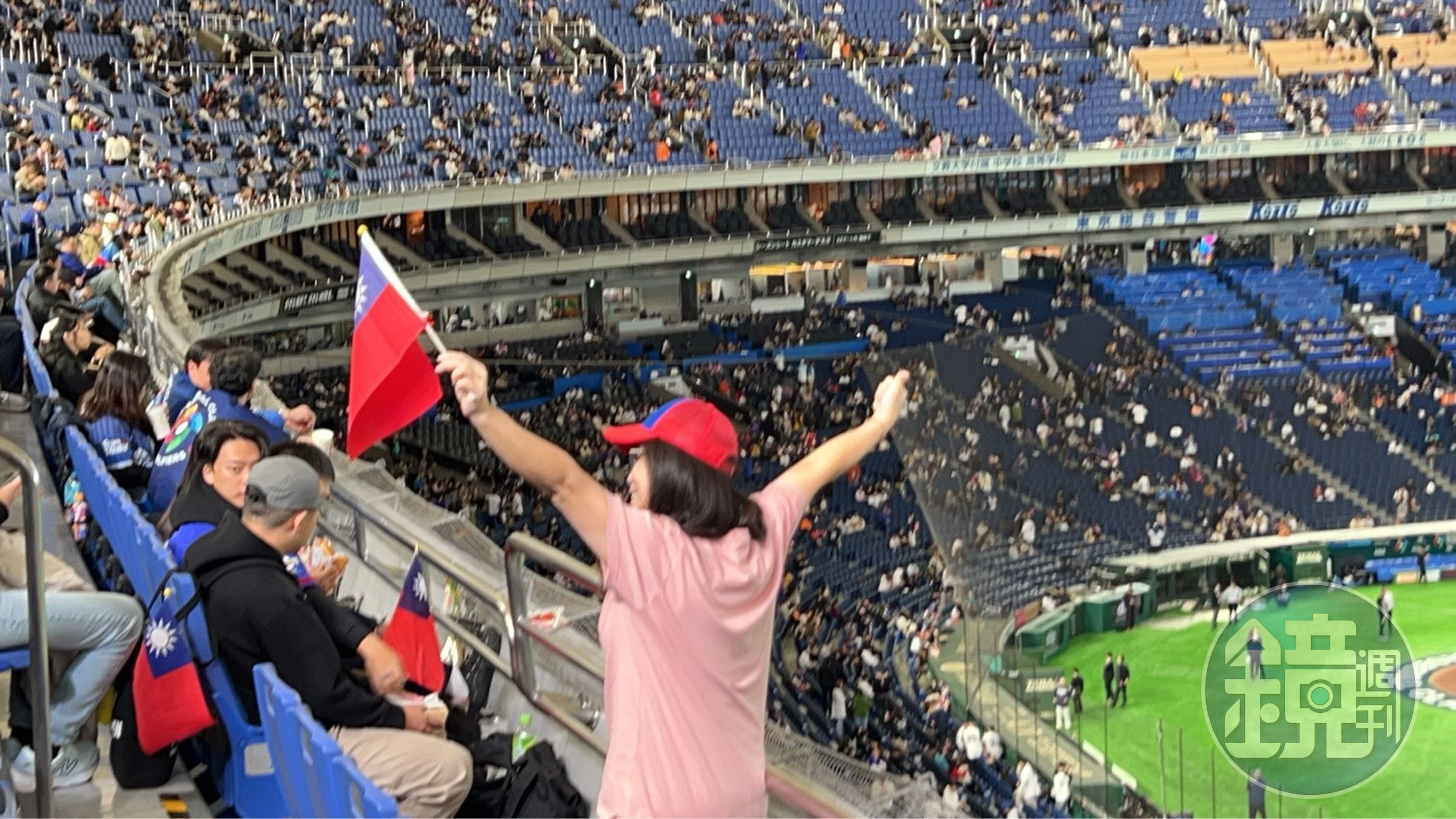 台灣隊今天將迎戰捷克。圖為現場畫面。
