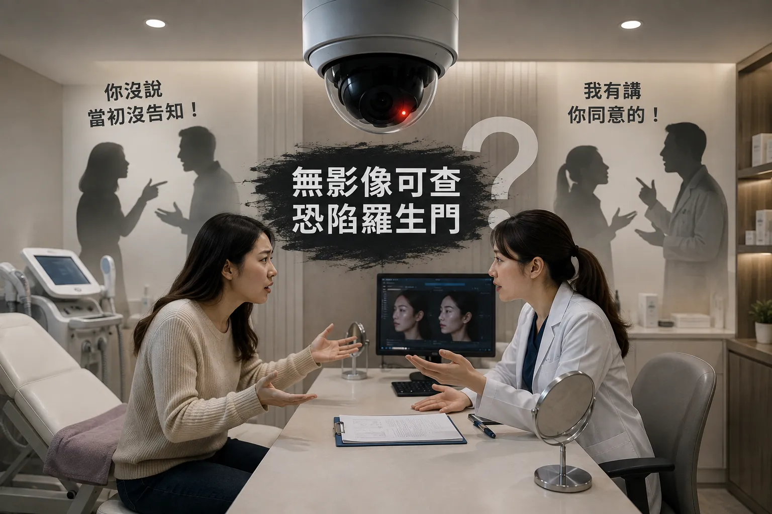 醫美診間監視器掀存廢論戰！專家憂出事「無影像可查」恐陷羅生門