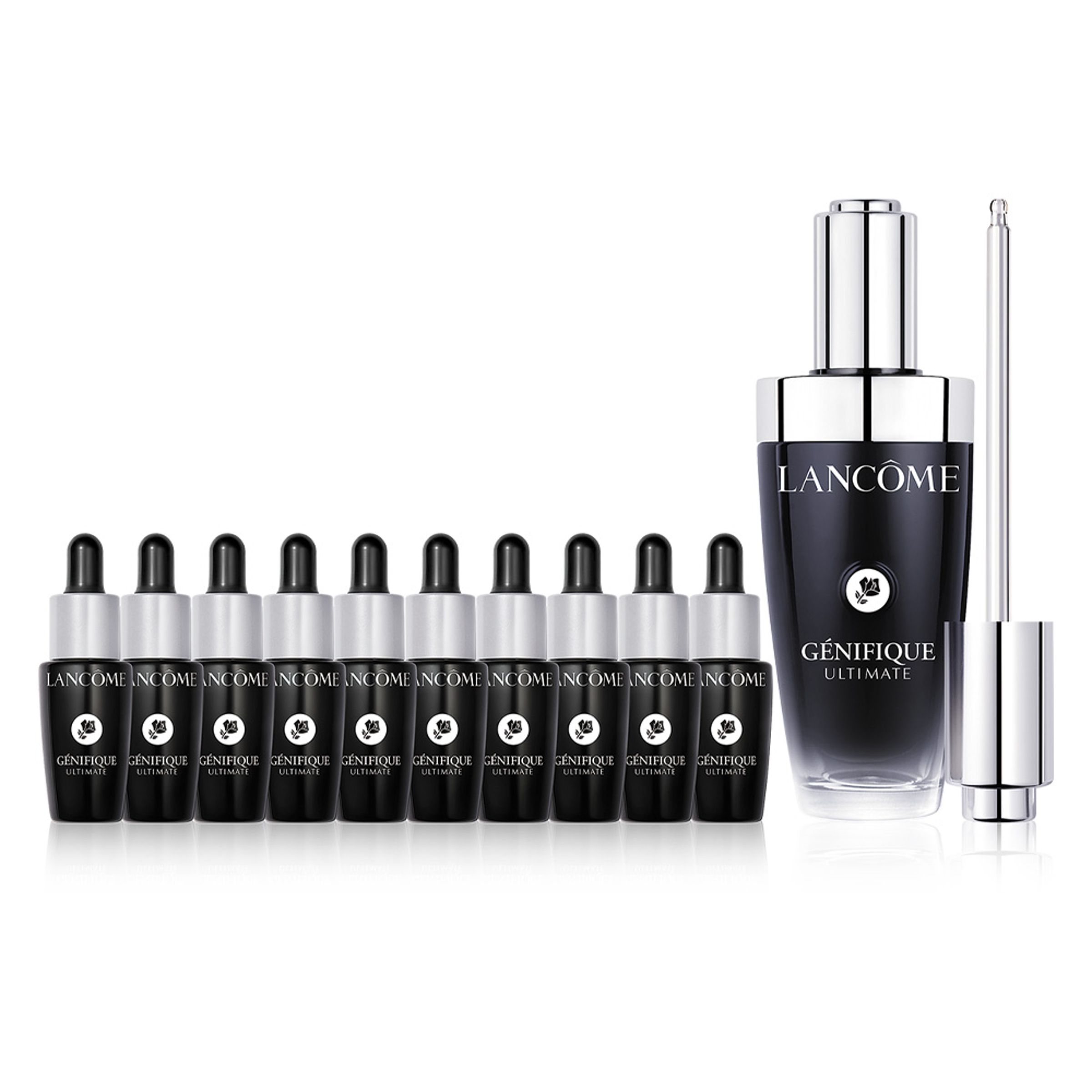 【下殺34折】LANCOME《NO.1小黑瓶發燒組》超極限肌因賦活露 50ml(正產品)+ 7mlx10|特價 4,185,價值12,583。
