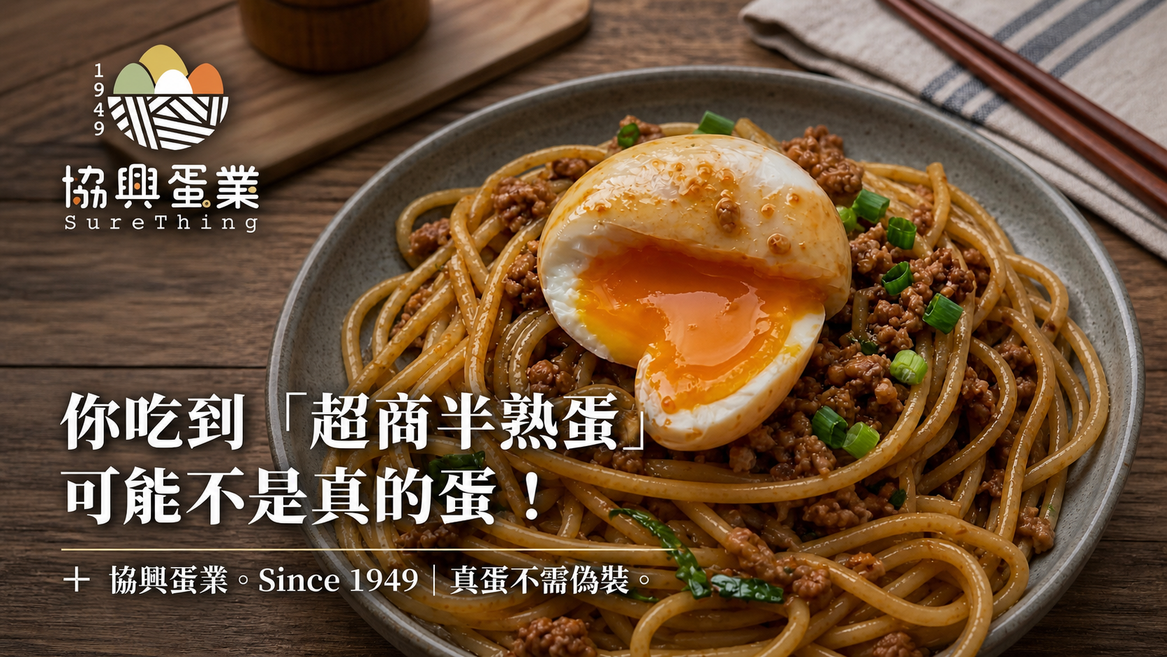 全台最老蛋行揭開超商微波半熟蛋煮不熟的秘密。（協興蛋業提供）