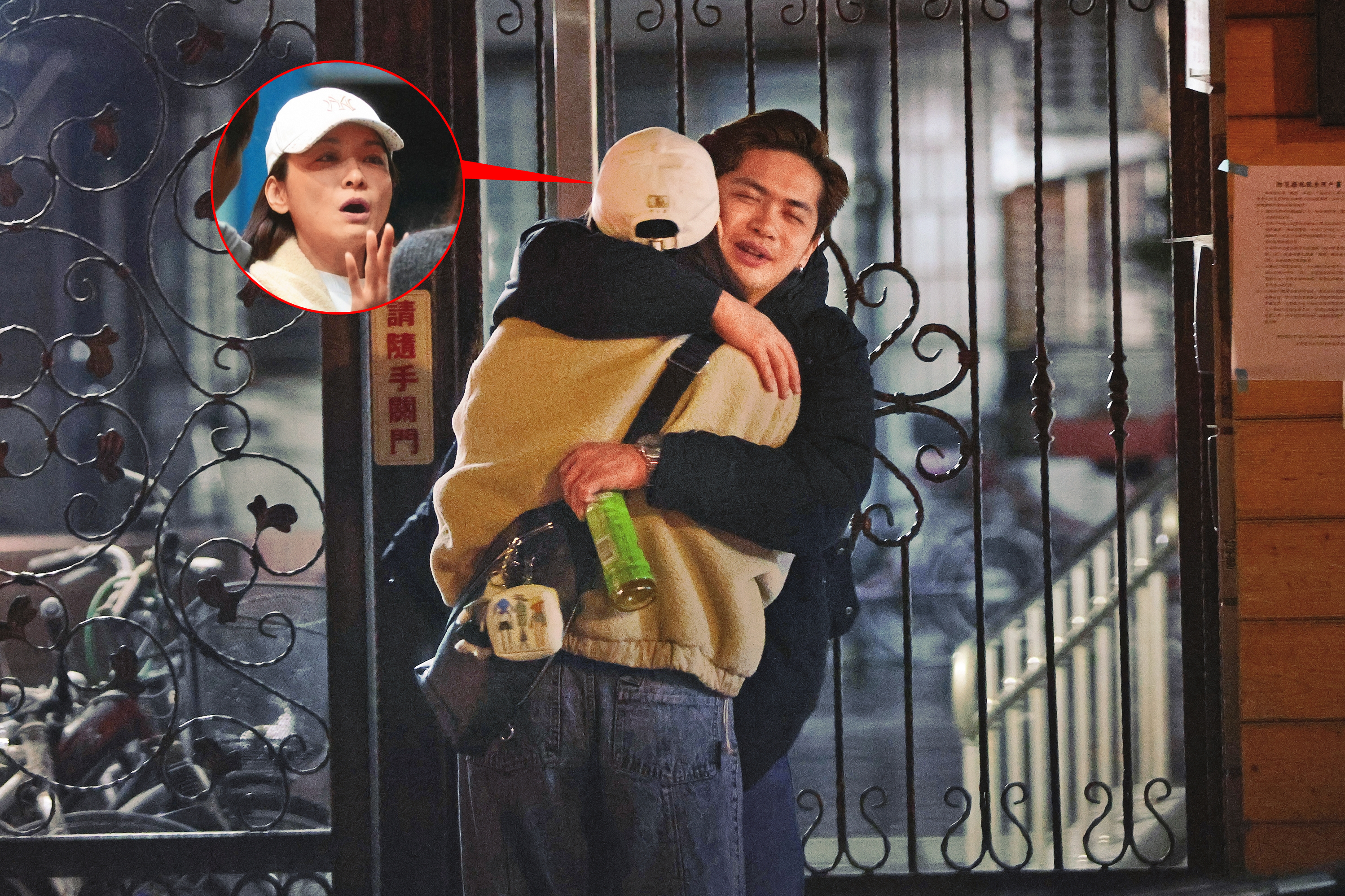 本刊今年2月曾經在深夜拍到江祖平與龔益霆準備去友人家打牌的畫面，當時互動顯示正在熱戀中。