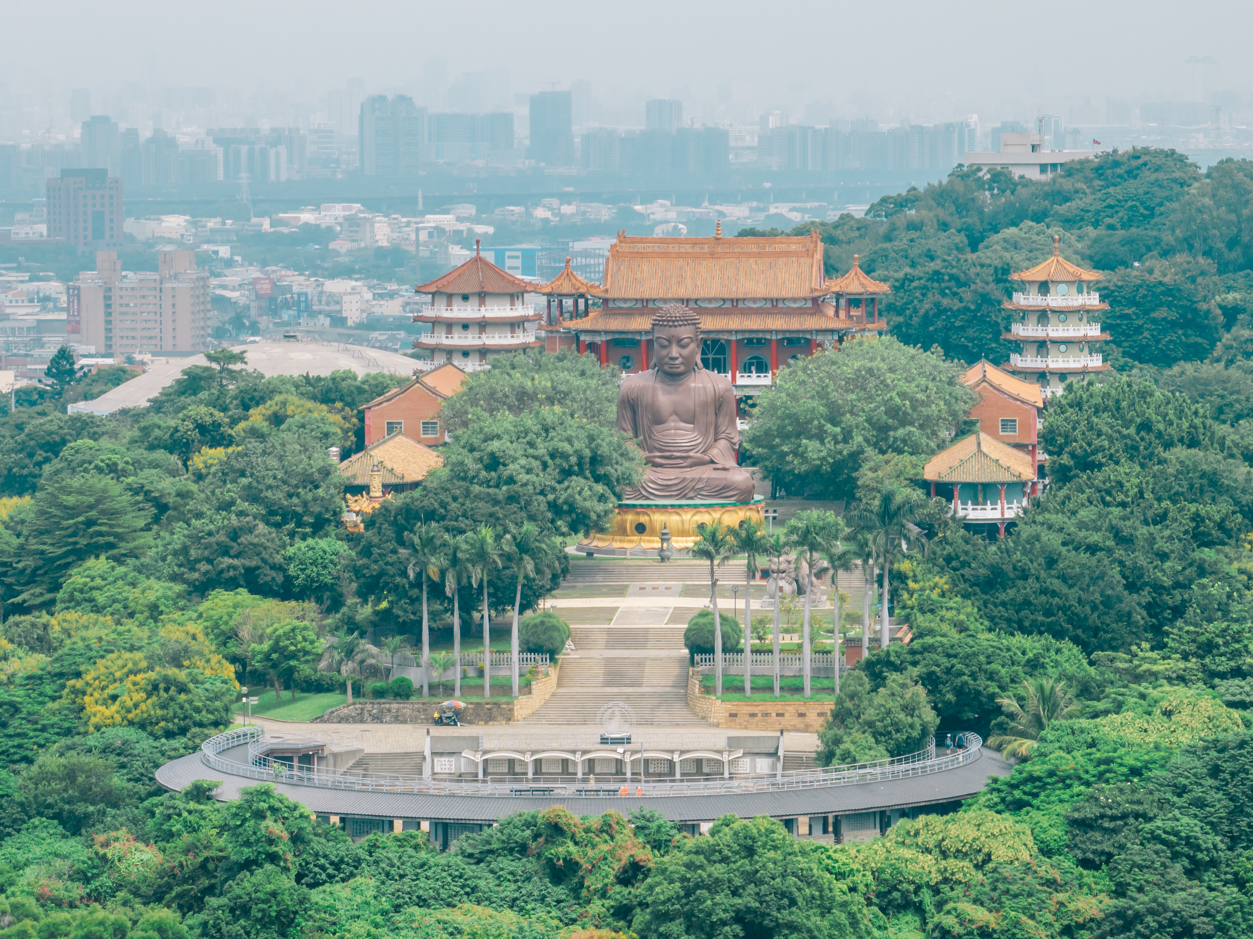 八卦山風景區兼具信仰文化與自然生態，是縣內重要景點。（圖／彰化縣政府提供）