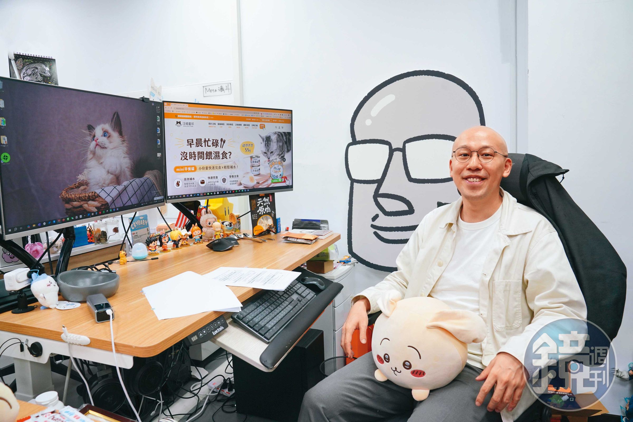 孫宗德為改變寵食市場，清華大學畢業後不做年薪百萬的工程師，被罵瘋子也要創業，如今做到台灣最大寵食集團。