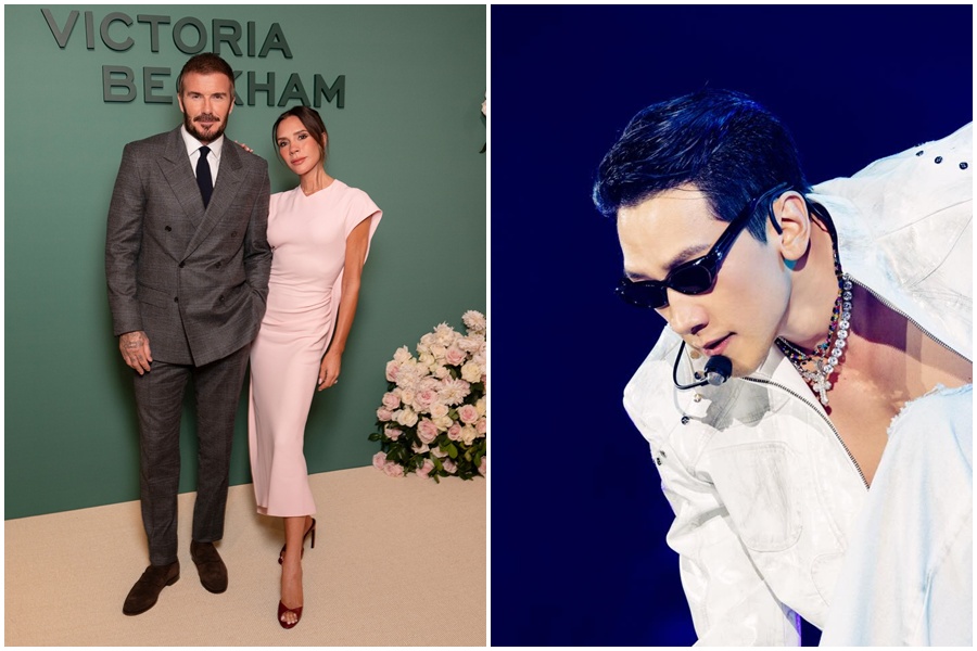 資深媒體人「莎莉夫人」比較貝克漢和Rain處理事件方式的差異。(翻攝自David Beckham、Rain IG)