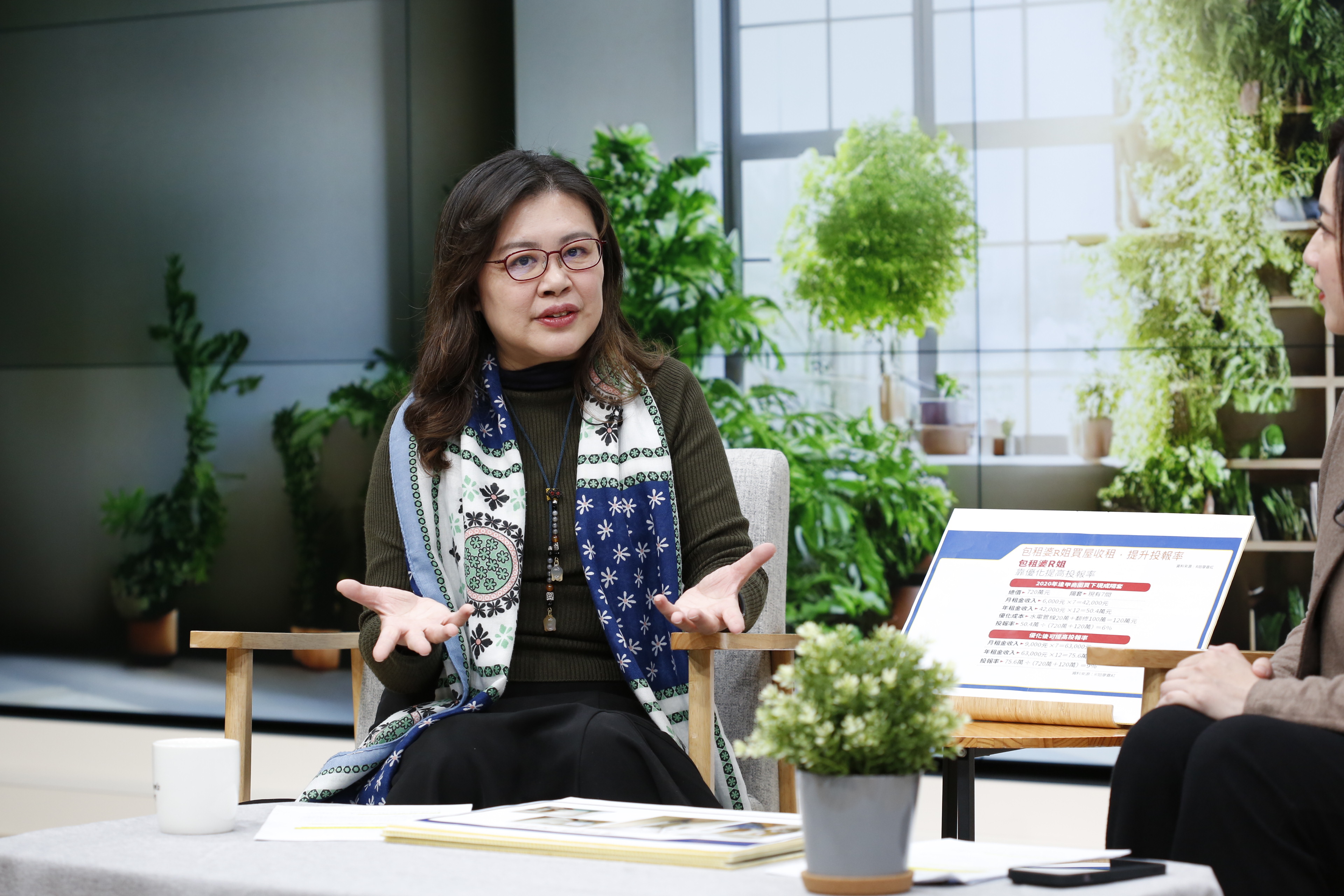 R姐善用錢滾錢，專攻台中買屋收租，當起包租婆，再透過優化，增添房屋價值，未來脫手快。