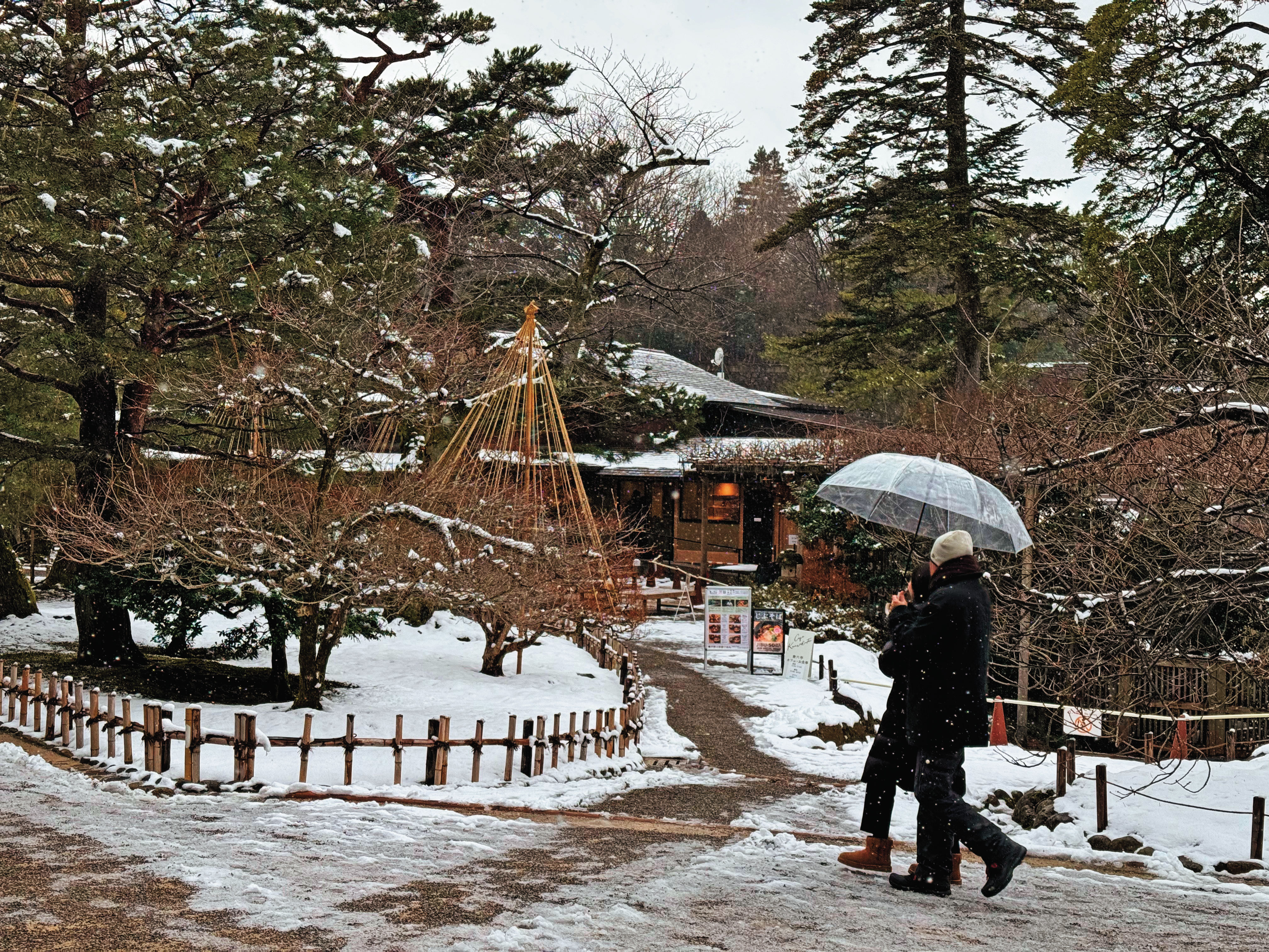 位於石川縣金澤市的兼六園是日本三大名園之一，震災後遊客明顯變少。