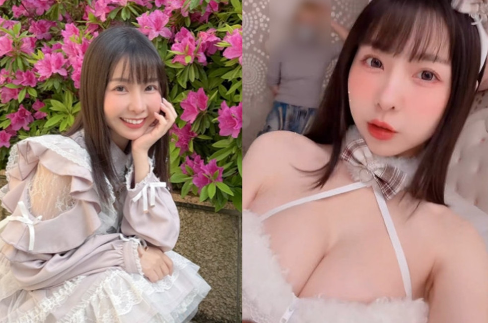 胎尼進軍日本拍A片,影片上架後人氣頗高。(翻攝X@@tiny219_)