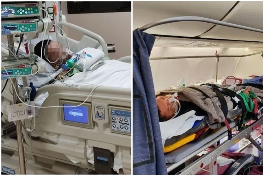 新加坡男子Jake至今仍不知道何原因昏迷。（翻攝自GIVE.Asia）