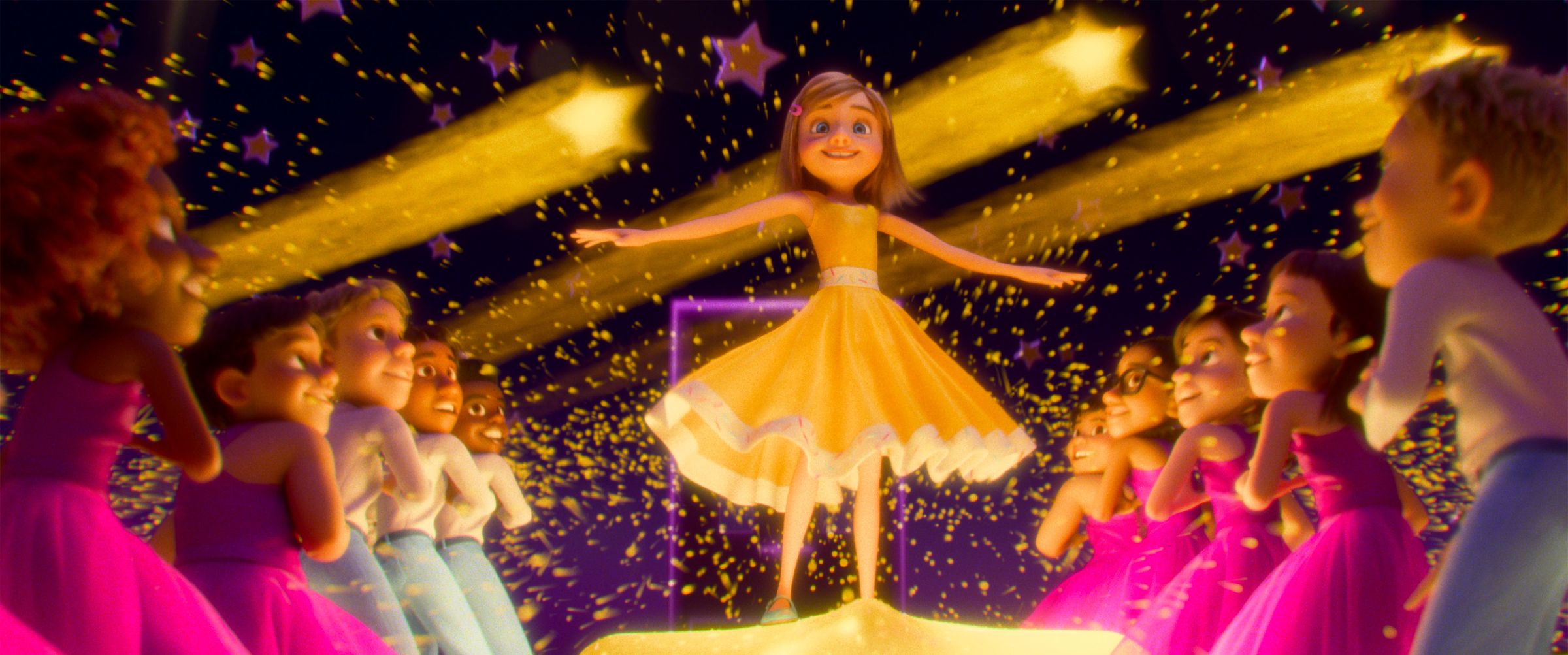 萊利到了青少年的叛逆期，但內心還是有少女夢。（Disney+提供）