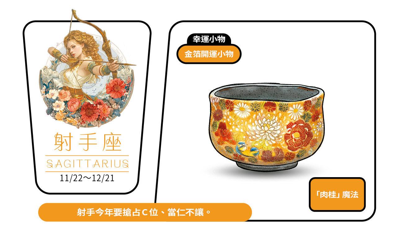 2026瑪法達大預言／射手座的財富健康與幸運小物