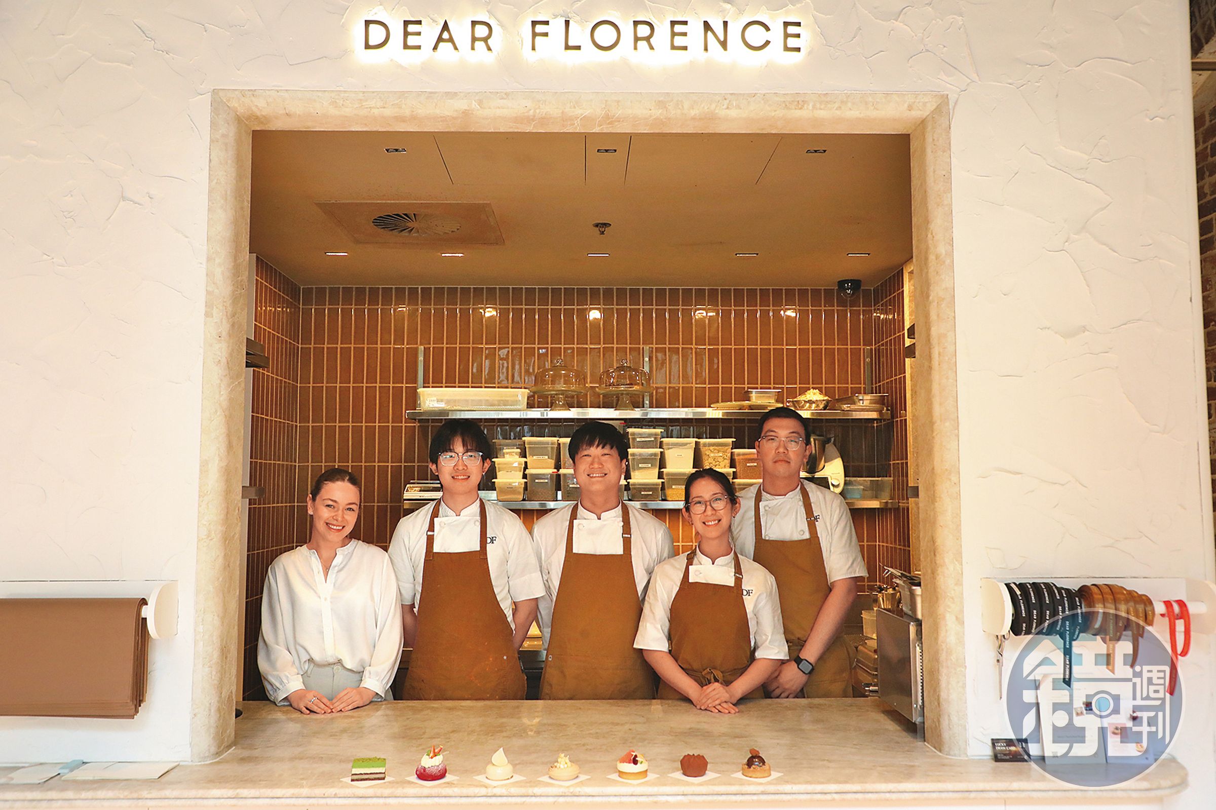 Dear Florence的甜點團隊來自新加坡、台灣、澳洲等地,多元文化撞擊出精彩作品。